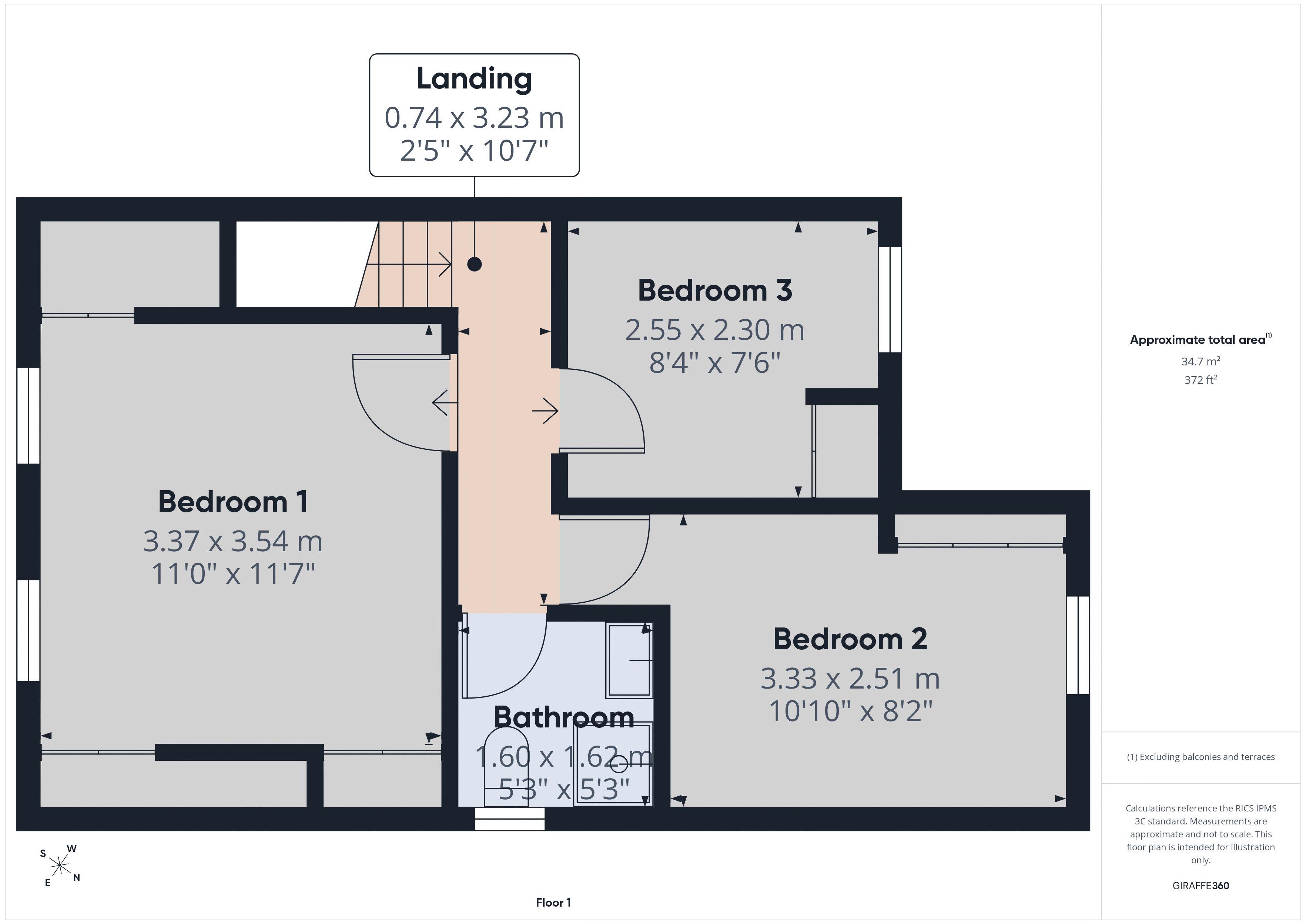 22, Edward Road, Coulsdon floorplan