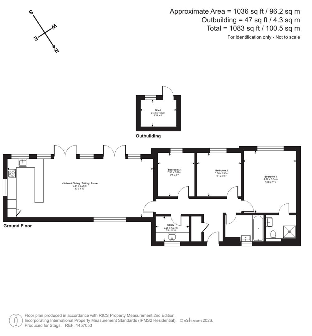 2, Weston Mews, Honiton floorplan