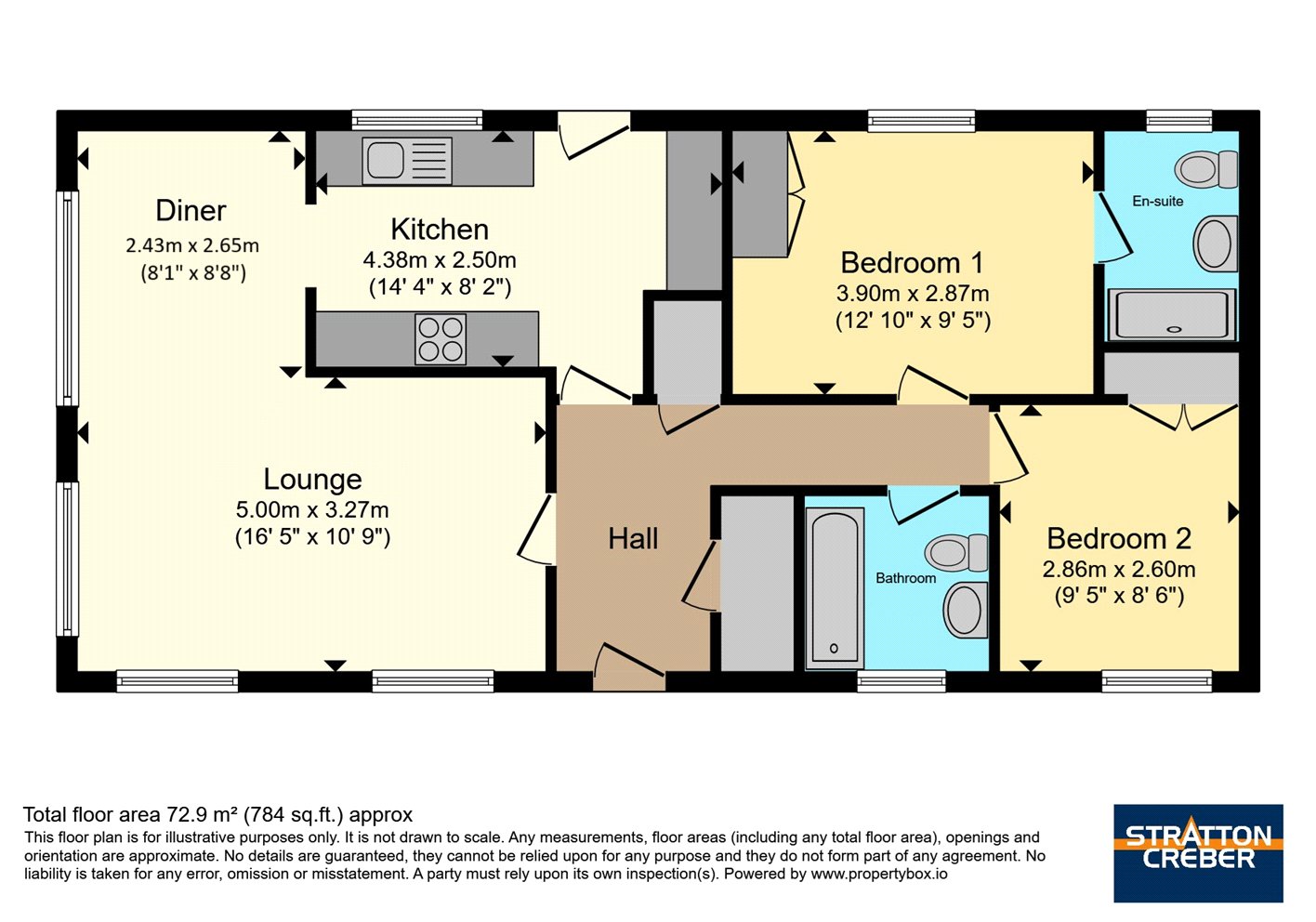 34, Truro Heights, Cornwall floorplan