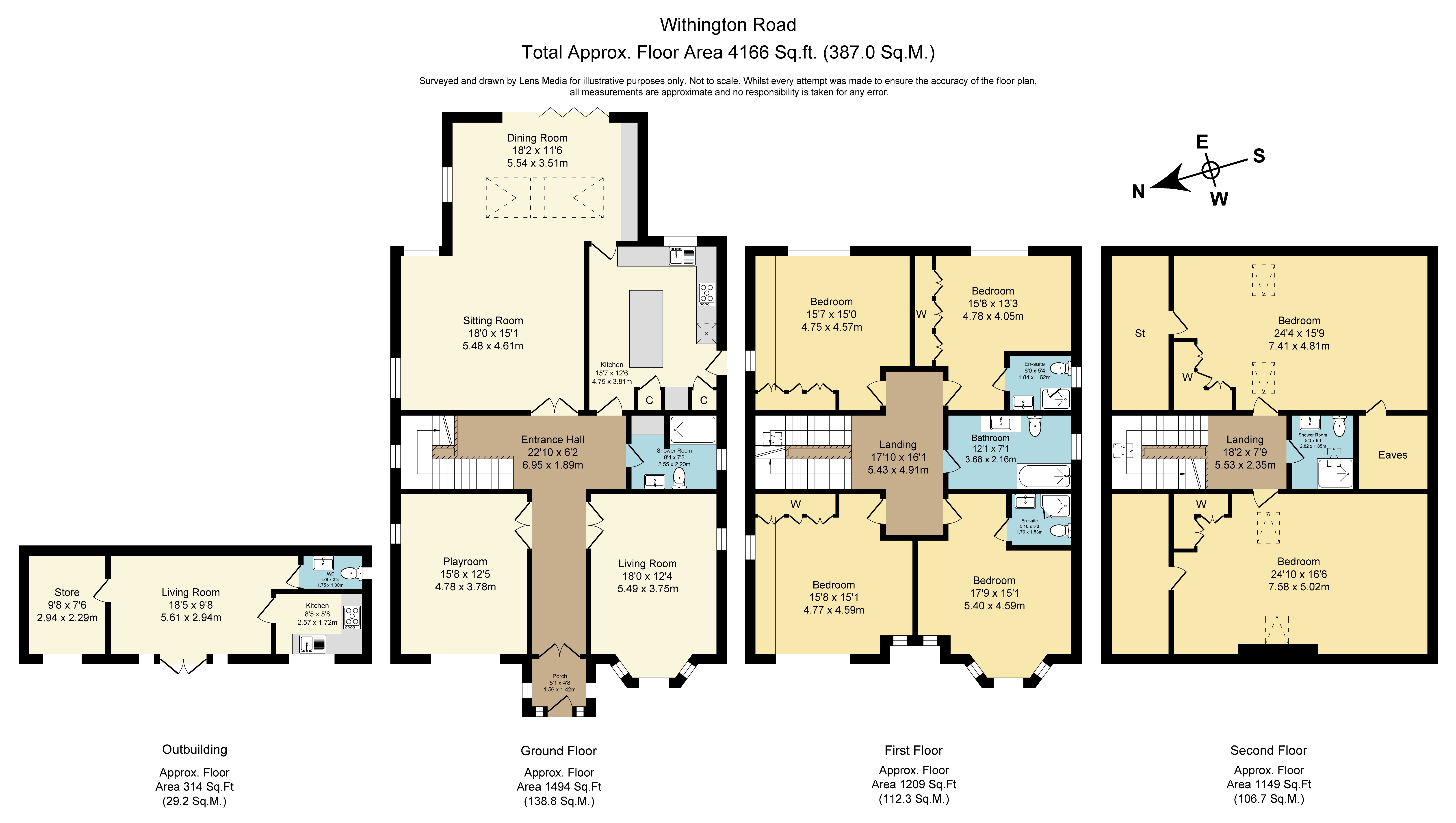 297, Withington Road, Manchester floorplan