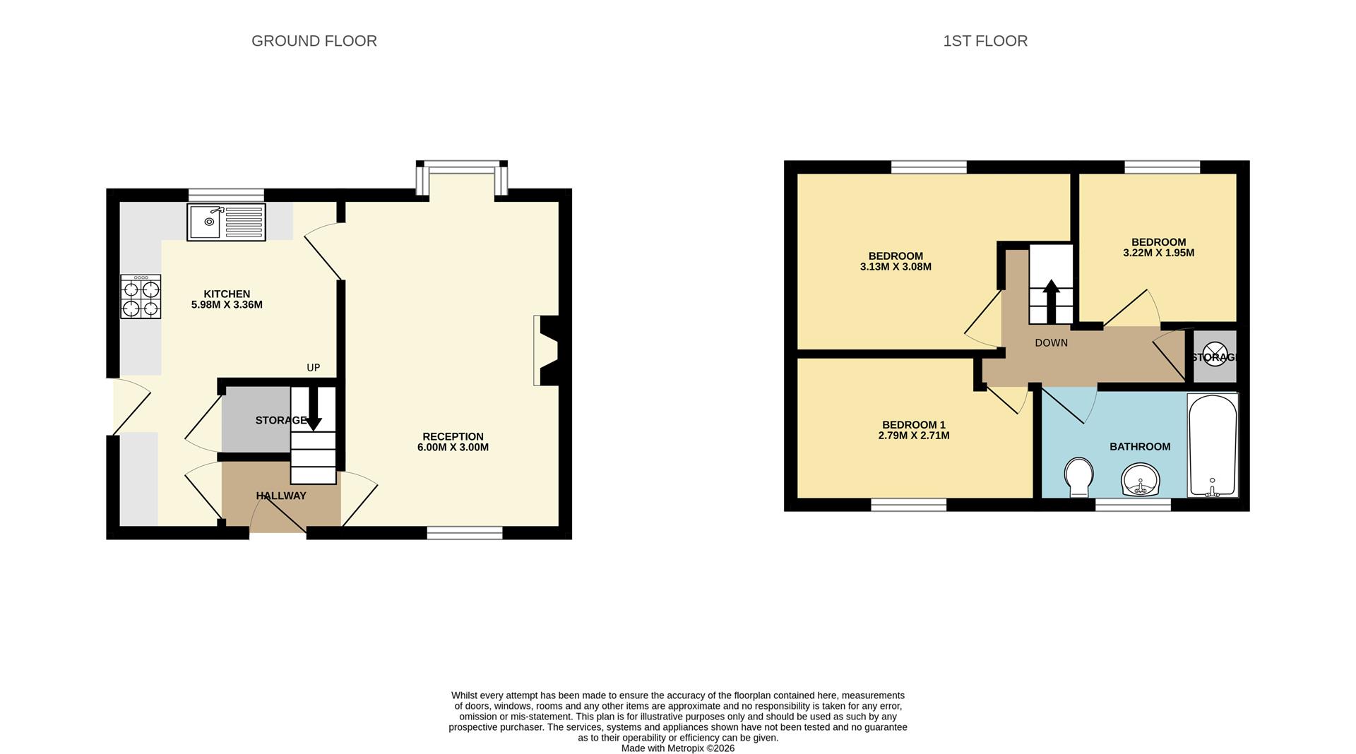 84, Dove Croft, Newark floorplan