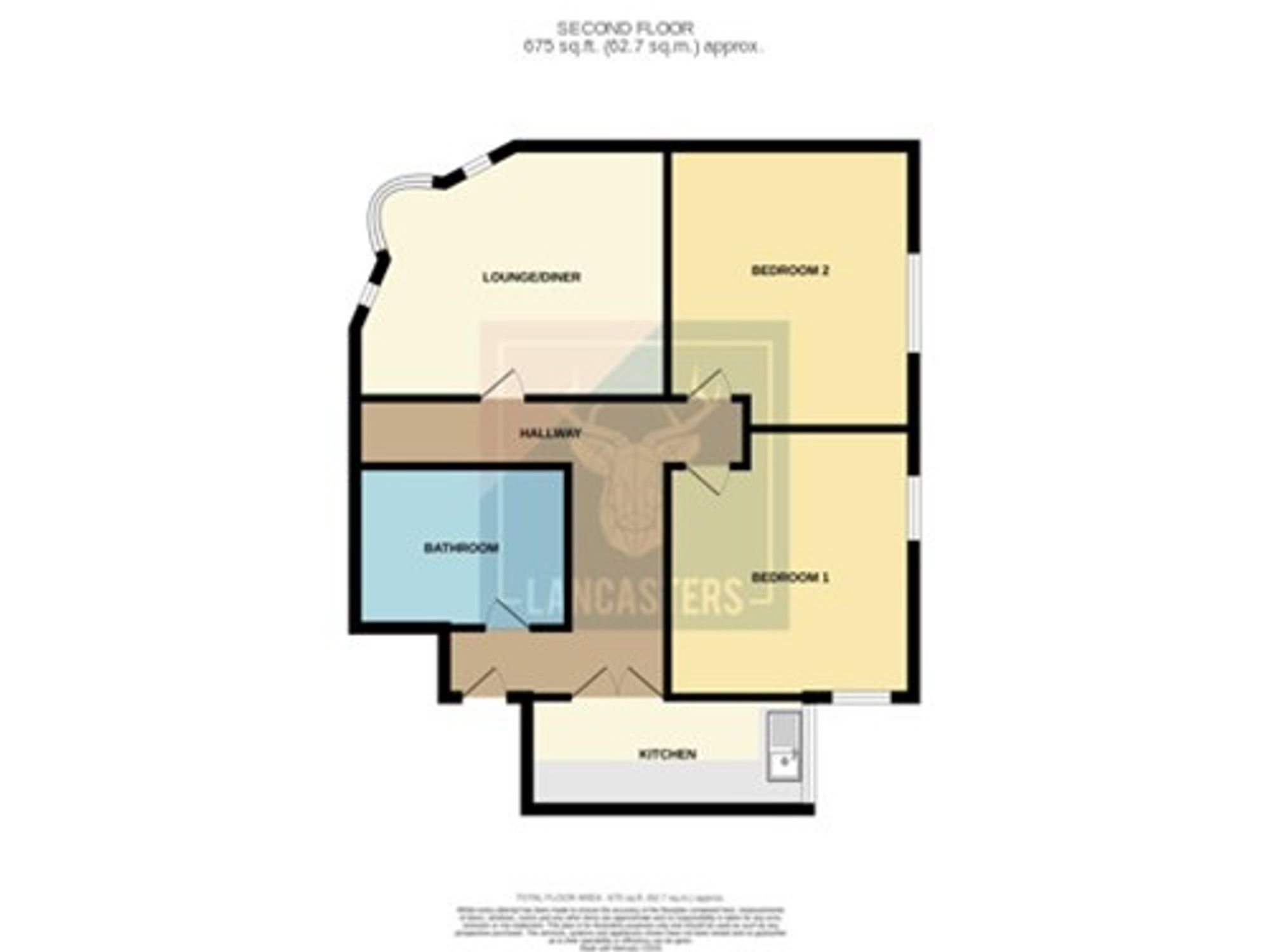 Flat 6, Tudor House Bath Road, Cowes floorplan