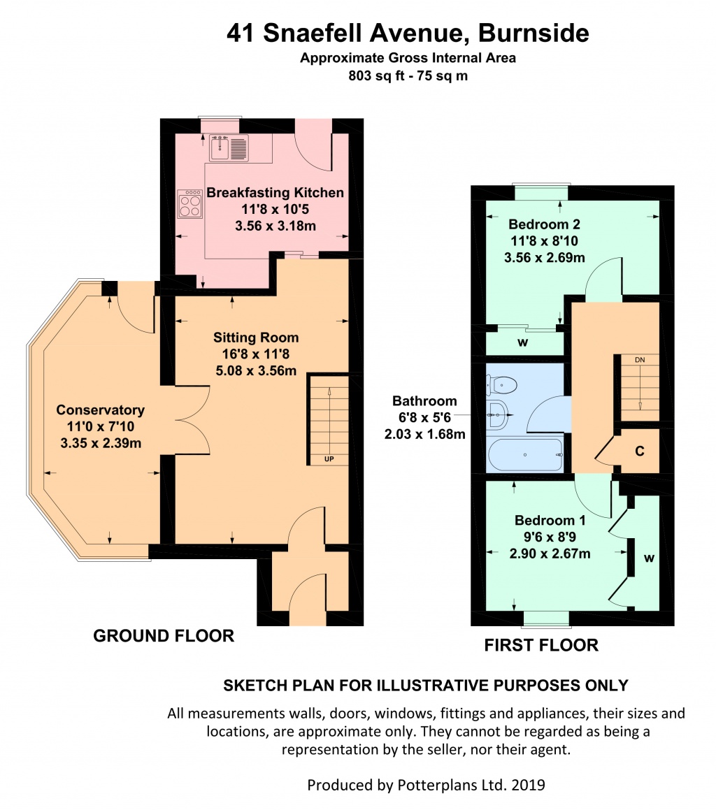 2 Bedrooms End terrace house for sale in 41 Snaefell Avenue, Burnside G73