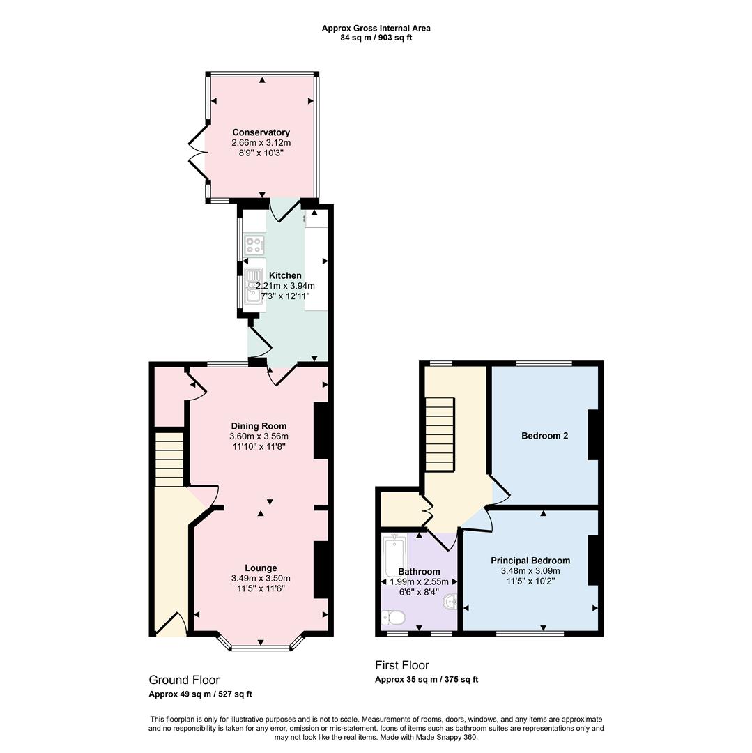 12, Stretton Road, Nuneaton floorplan