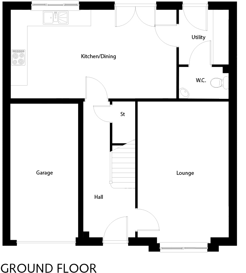 4 Bedrooms Detached house for sale in 
