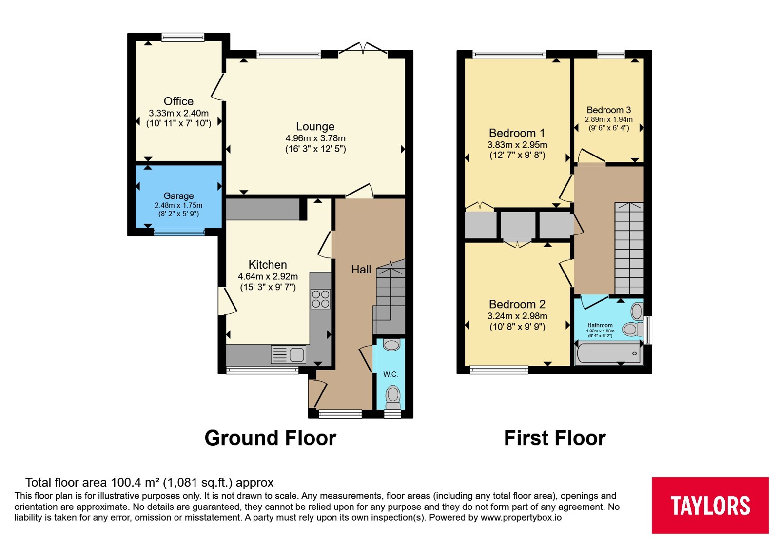75, Duchess Way, Bristol floorplan