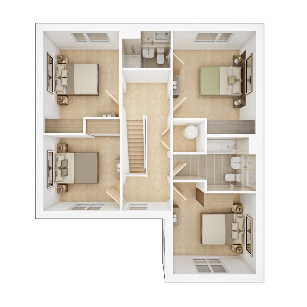 The Corkham - Plot 23, Millstone Walk, Selby Road, Eggborough floorplan