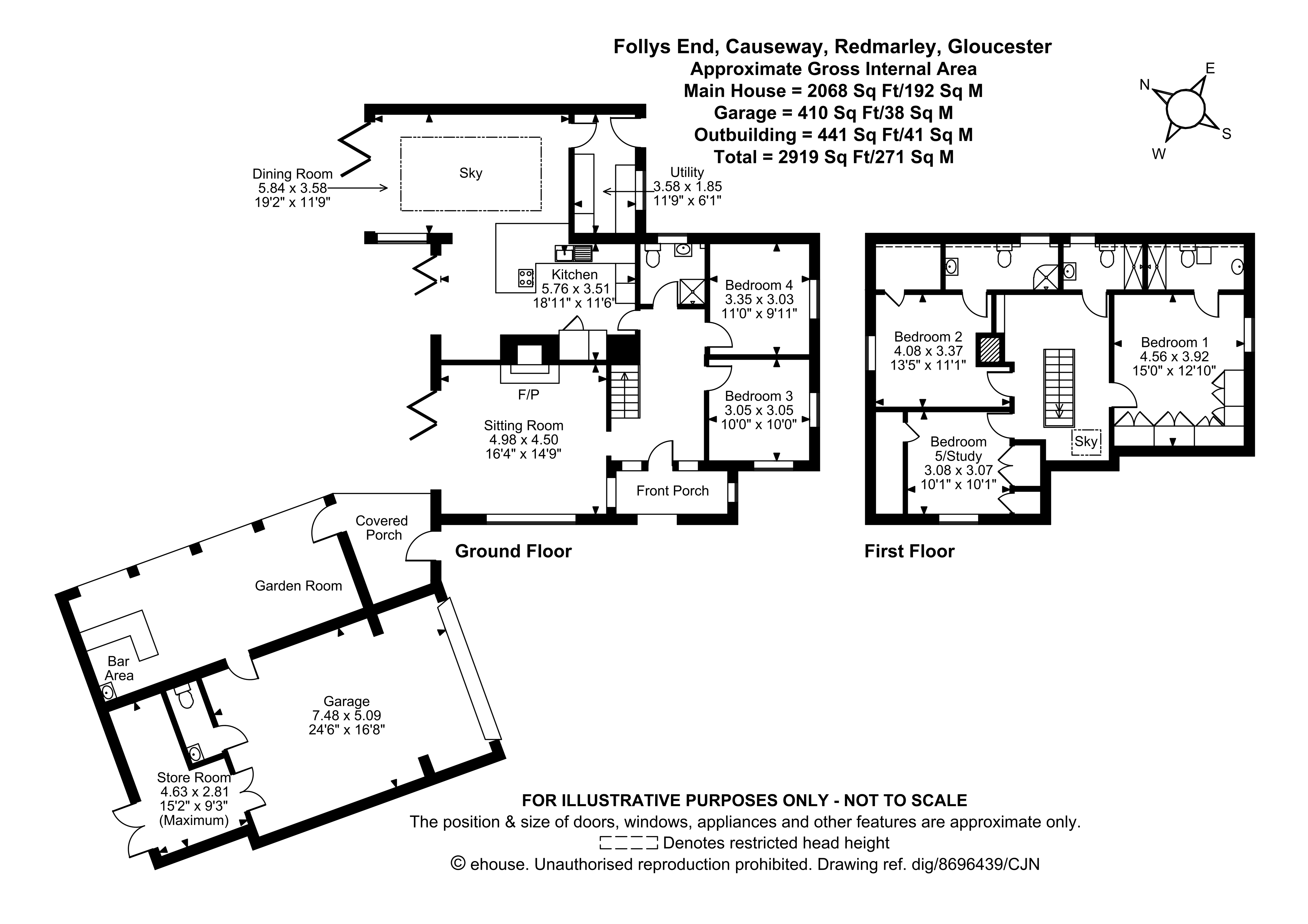 Folly's End, The Causeway, Gloucester floorplan