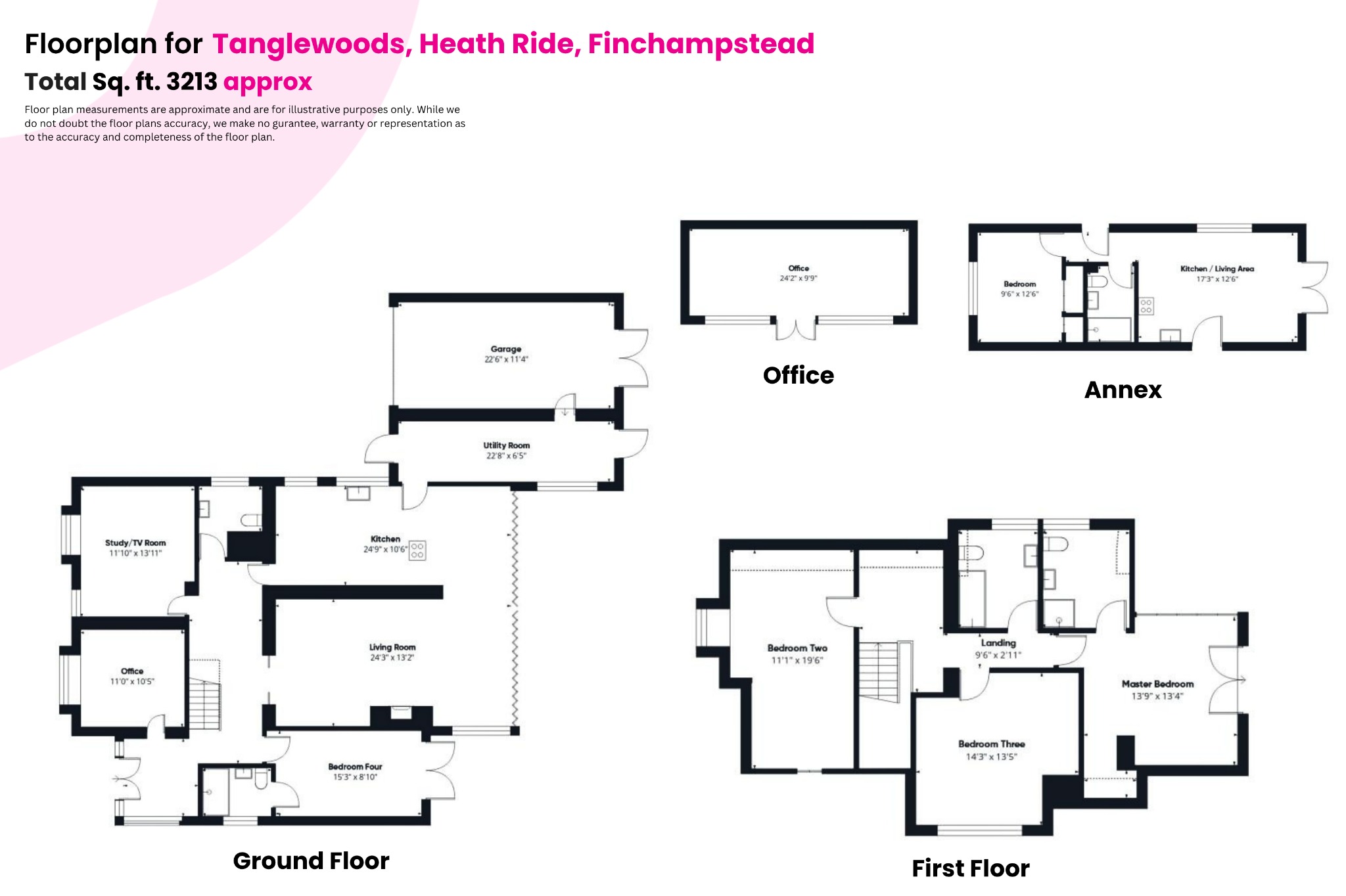 Tanglewoods, Heath Ride, Wokingham floorplan