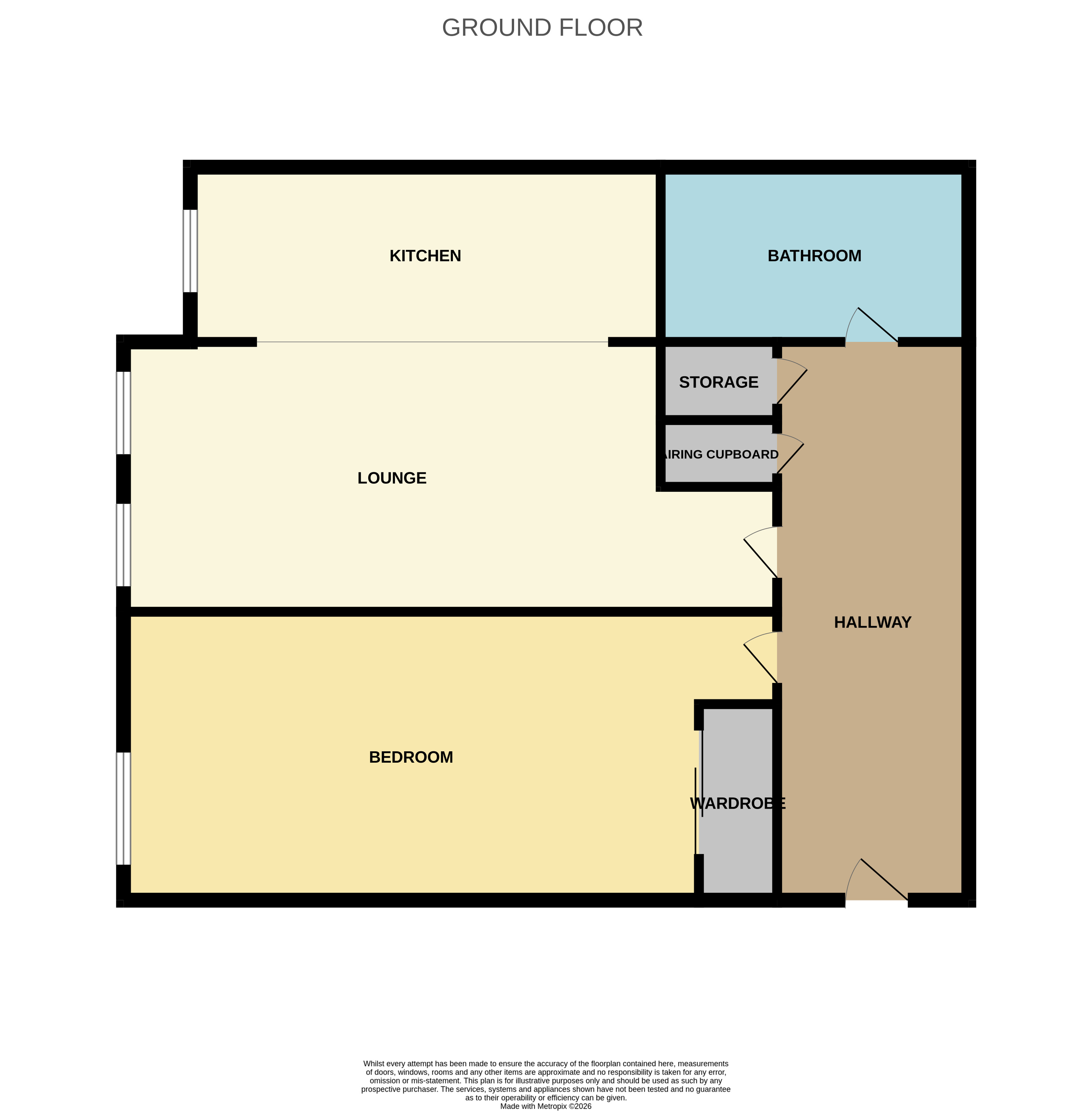 Flat 5, 11, Marigold Walk, Warwickshire floorplan