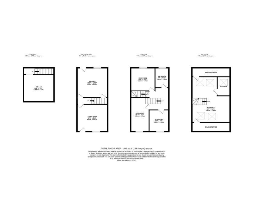 158, Station Road, Barnsley floorplan