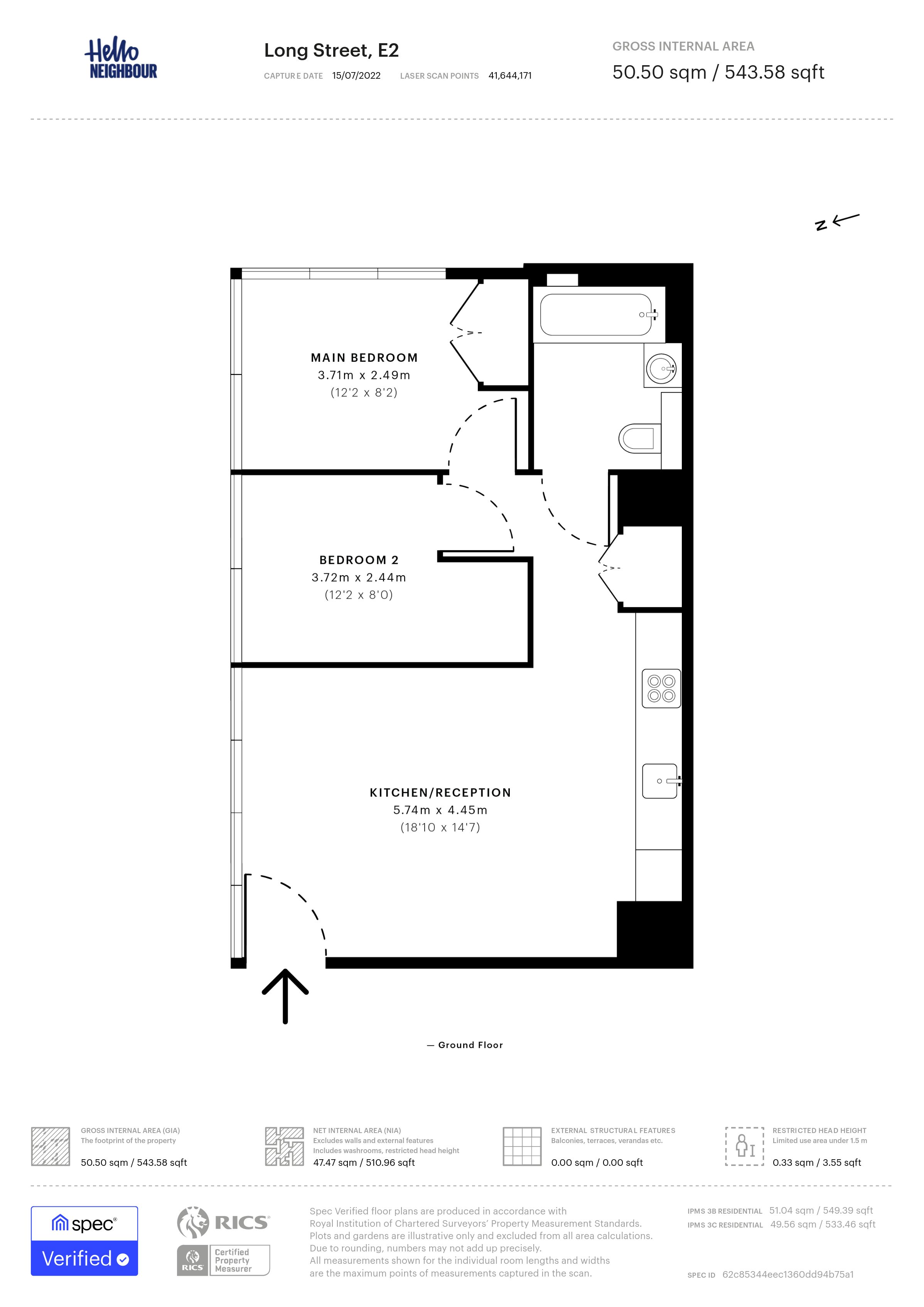 2 bed flat to rent in 3 Long Street, London E2 61979348 Zoopla