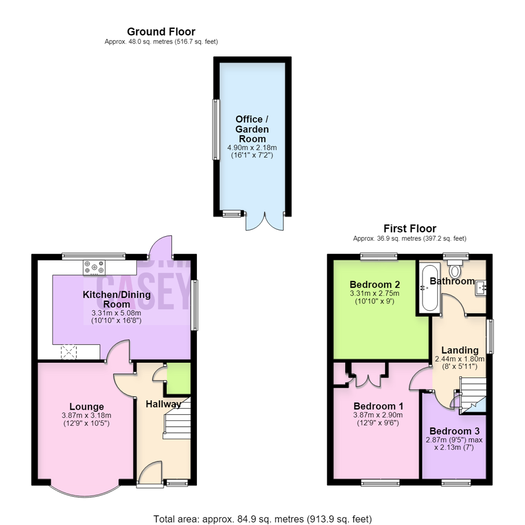 6, Avebury Close, Bolton floorplan