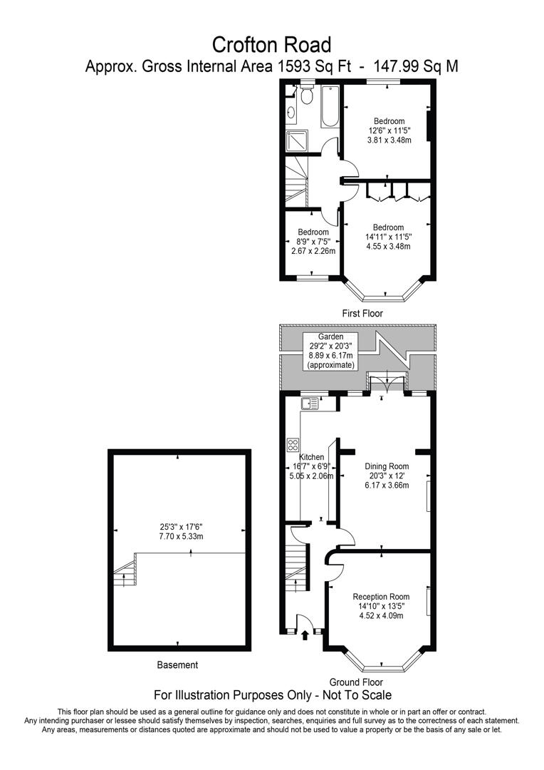 92, Crofton Road, London floorplan