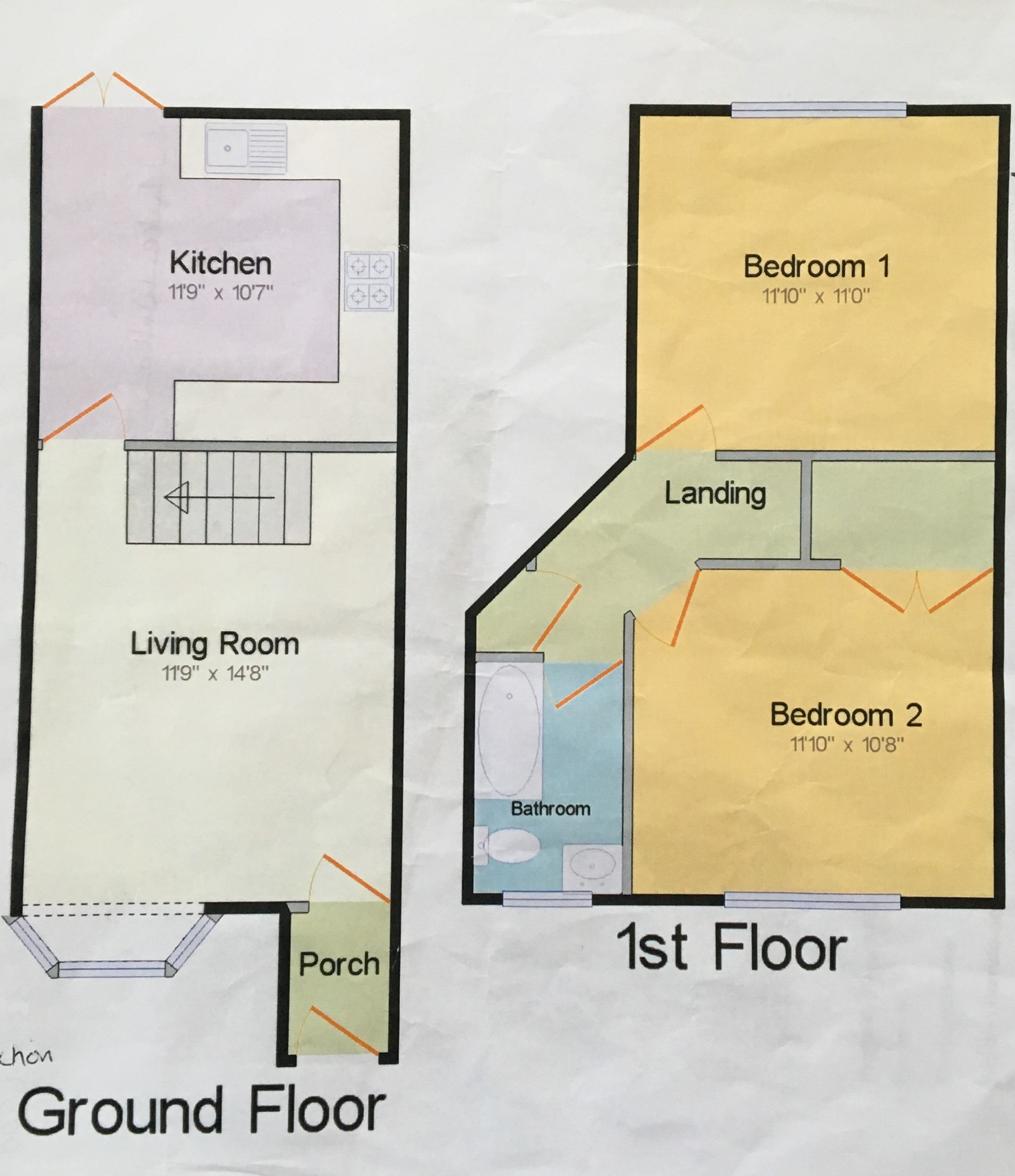 2 Bedrooms Semi-detached house to rent in Manor House Drive, Kingsnorth, Ashford TN23