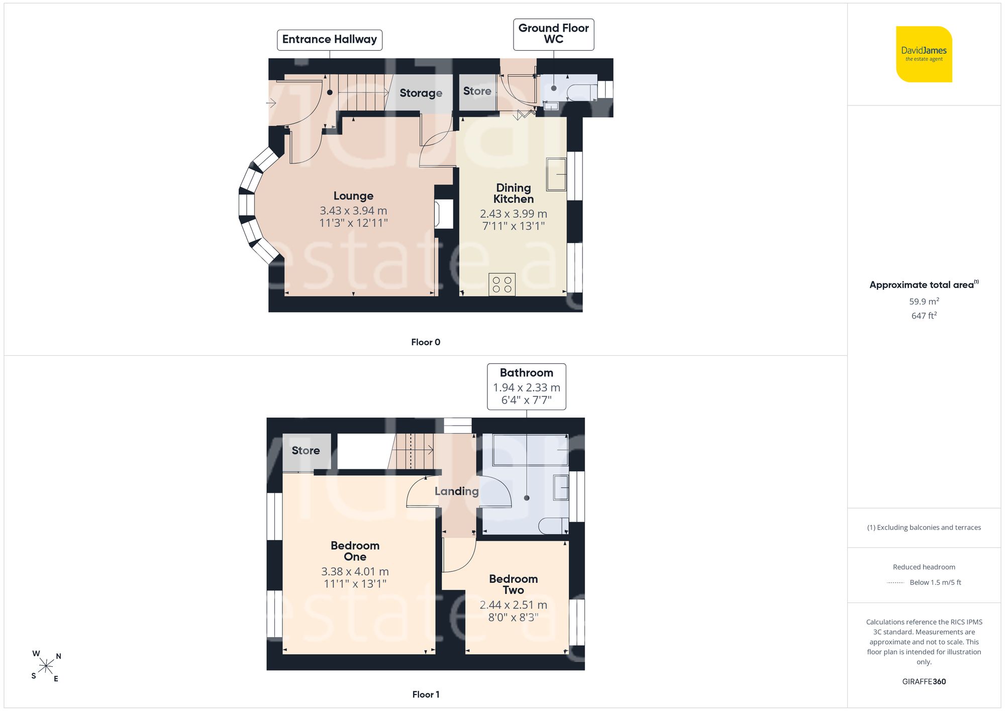 55 Hallam Road, Nottingham floorplan