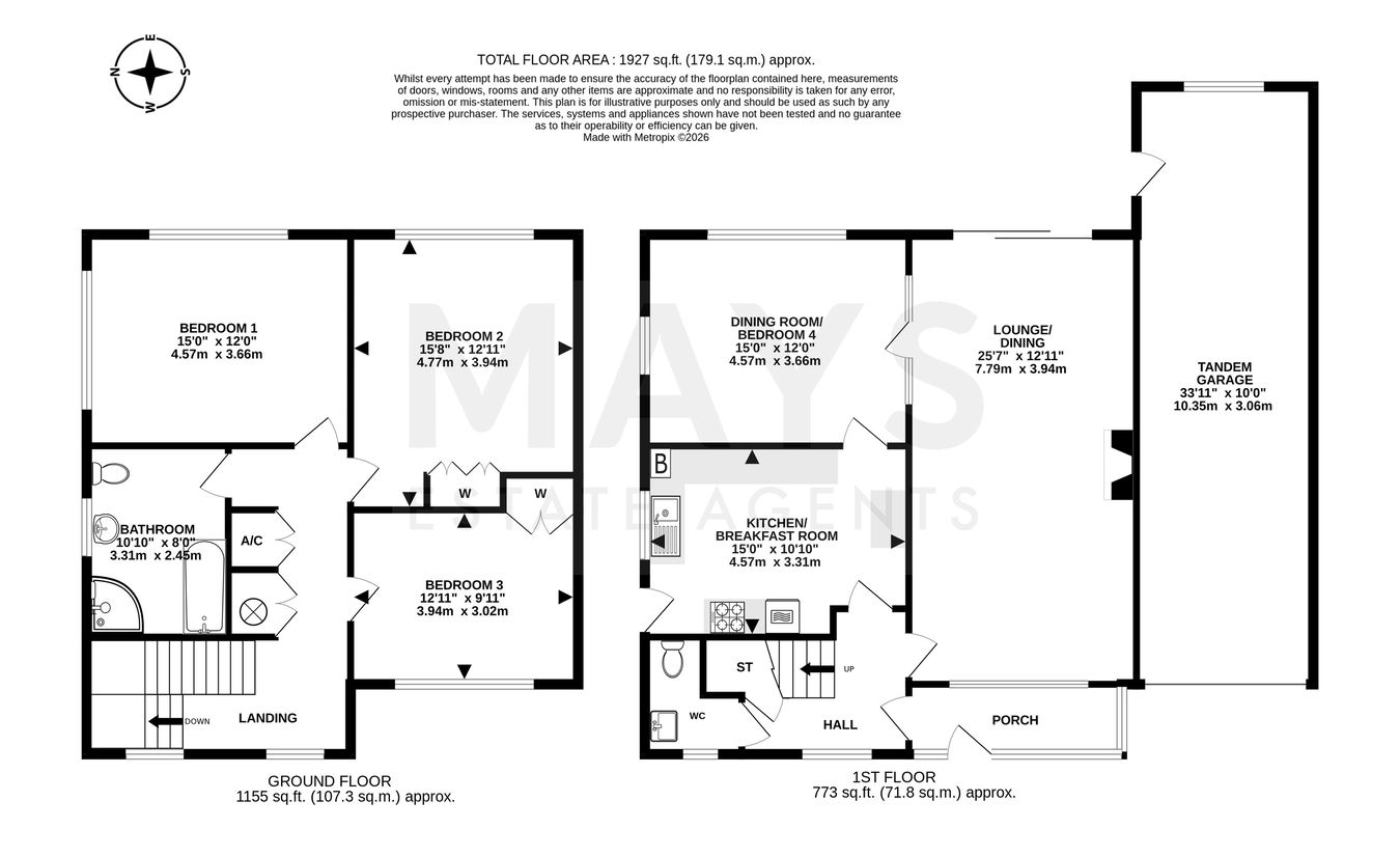 9a, St Osmunds Road, Lower Parkstone floorplan