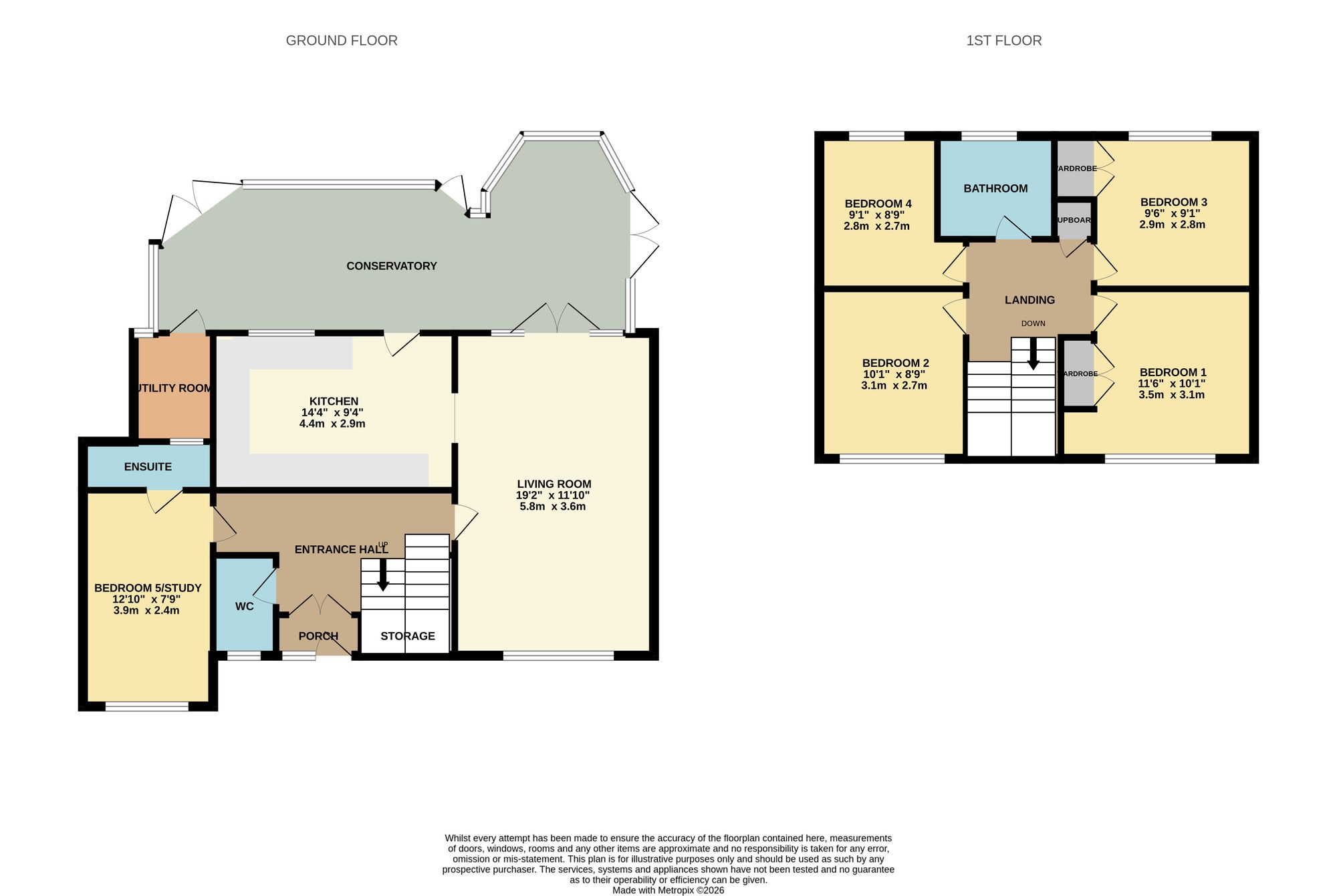 36 Fircroft Drive, Eastleigh floorplan