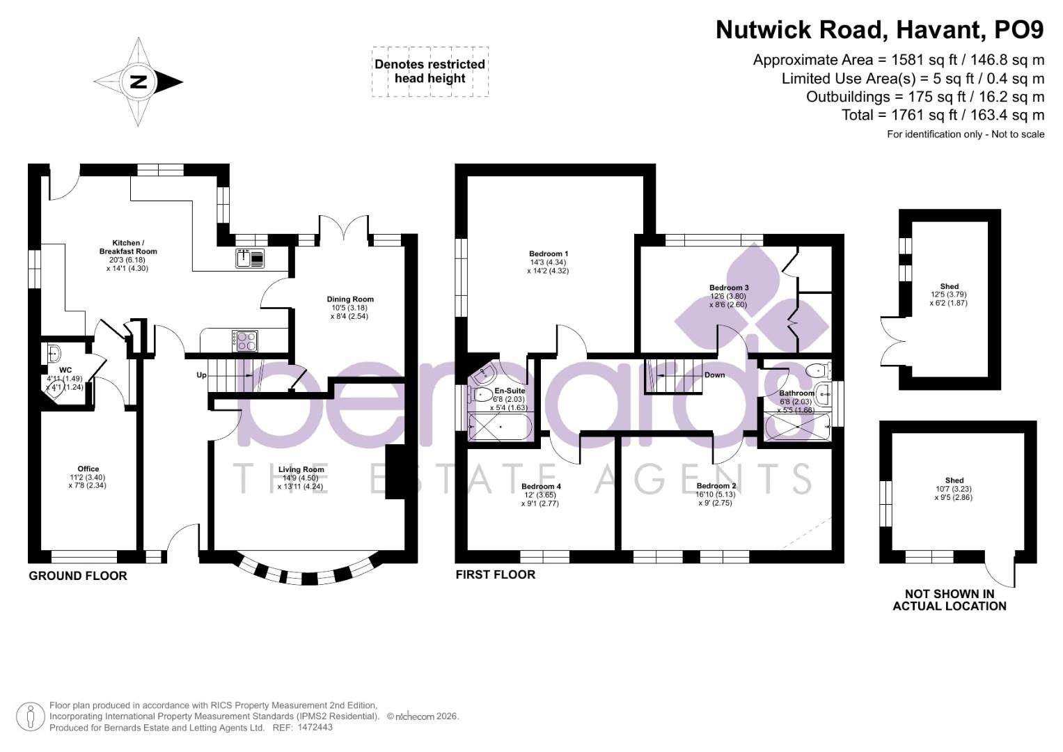 12, Nutwick Road, Havant floorplan