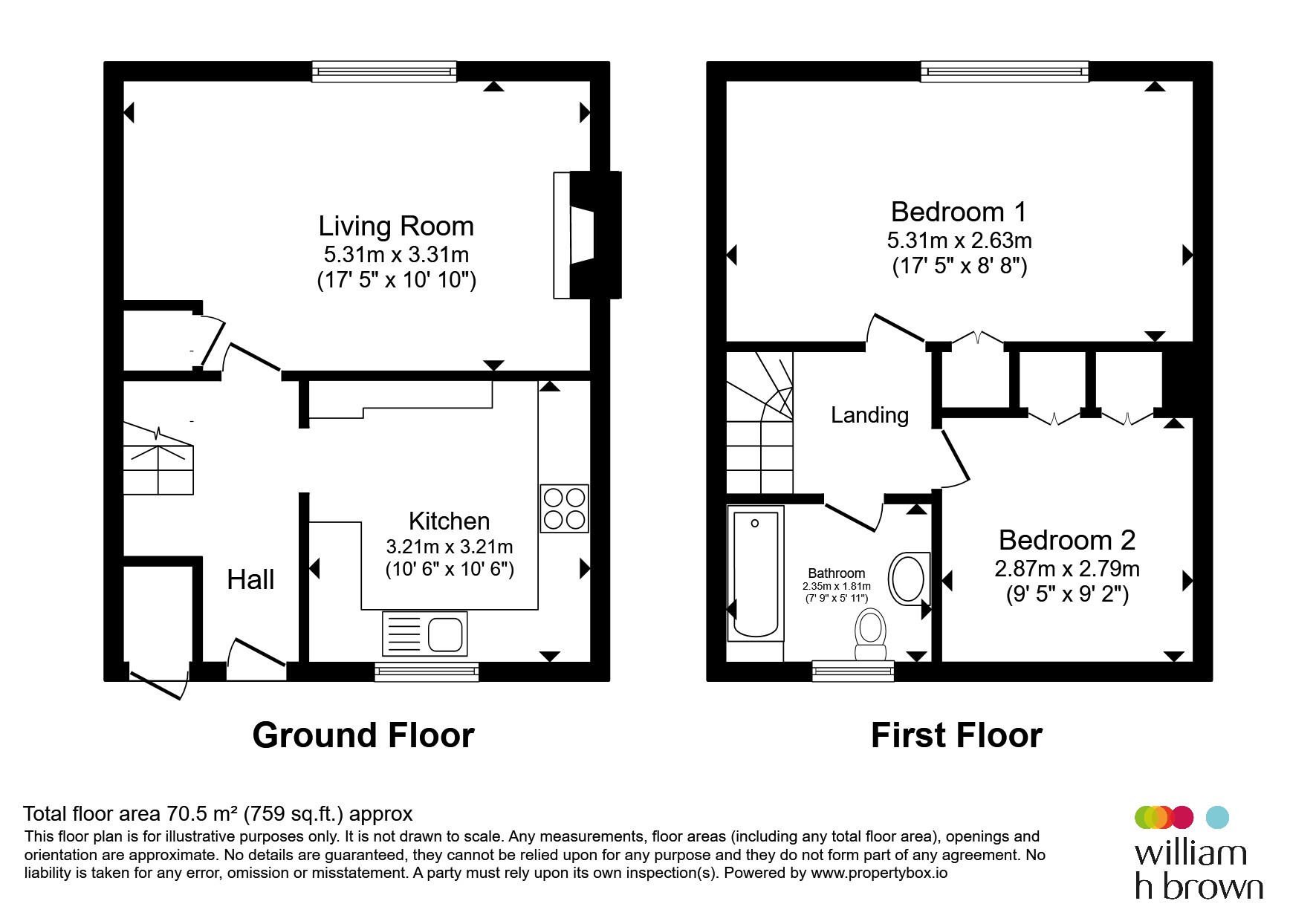 98, The Stow, Harlow floorplan