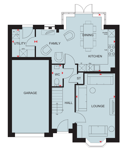 H9309197, Grimston Road, South Wootton, King's Lynn floorplan