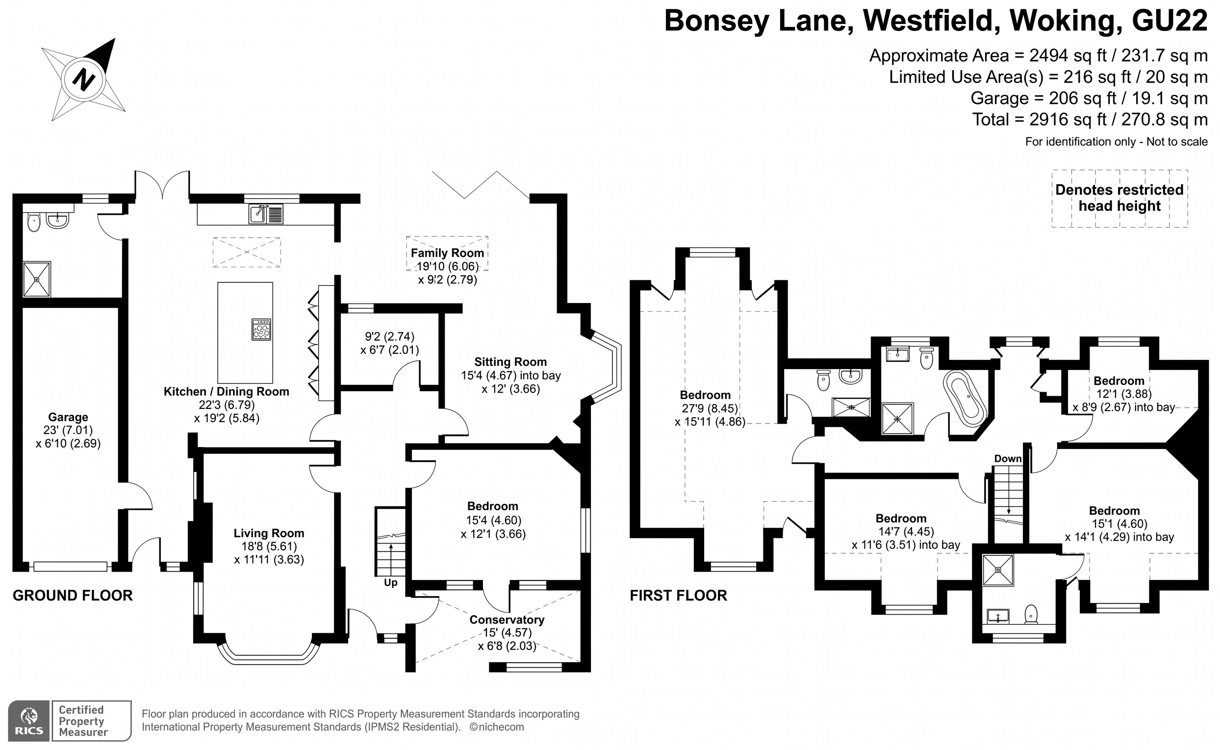 Broadoak Cottage, Bonsey Lane, Woking floorplan