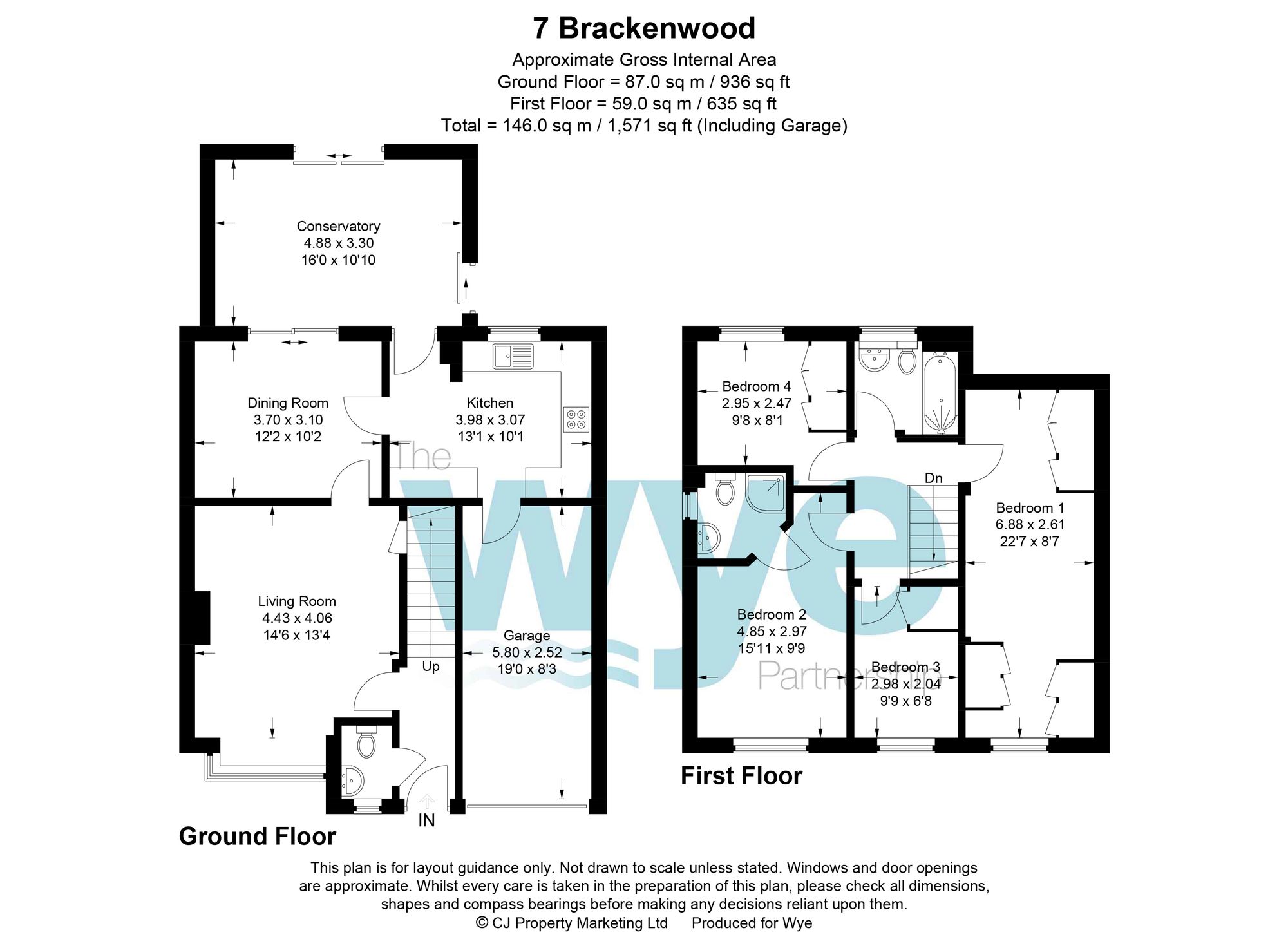 7 Brackenwood, High Wycombe floorplan