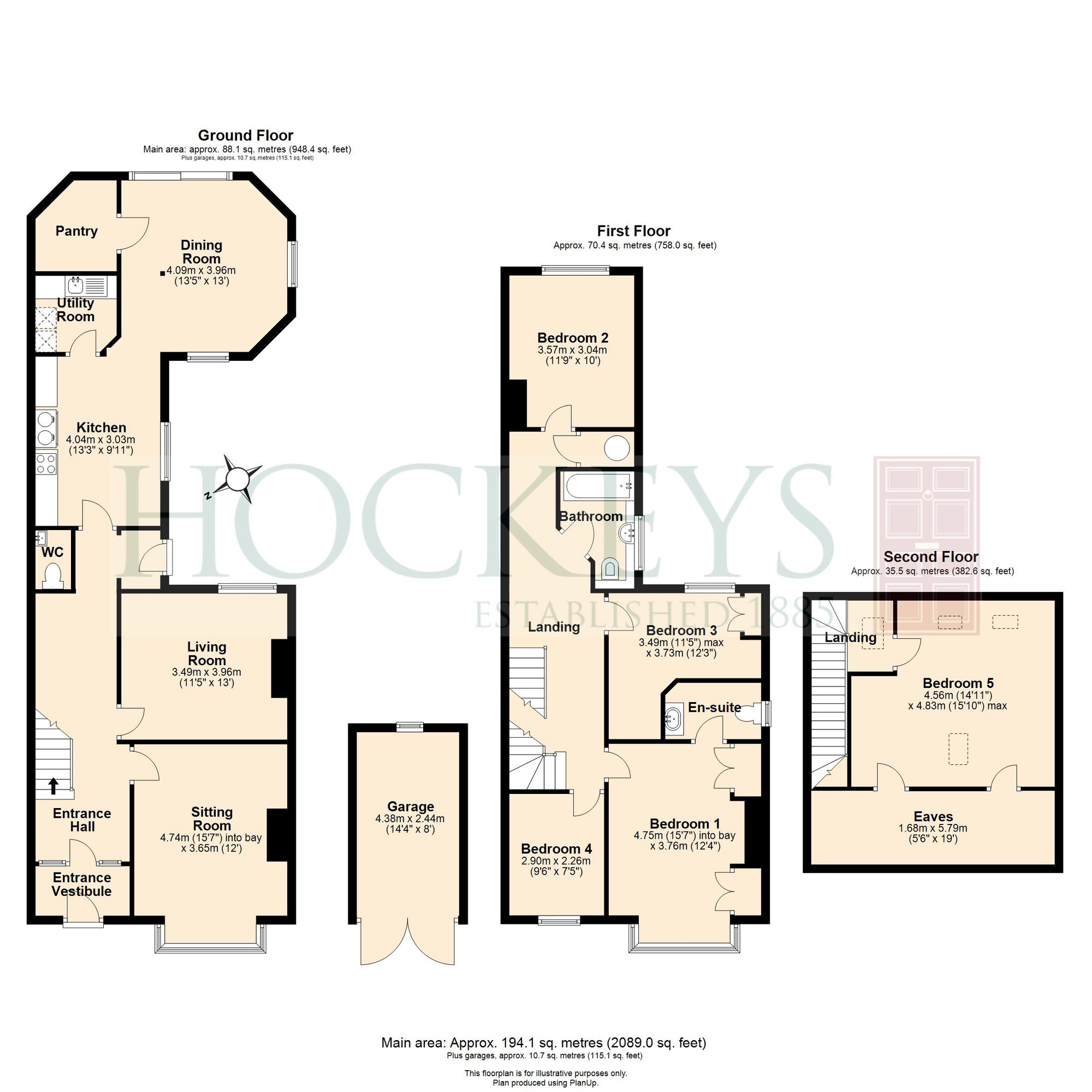 8 Leys Road, Cambridge floorplan