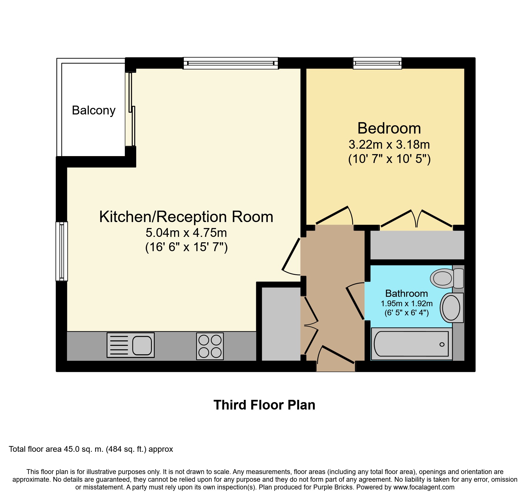 1 Bedrooms Flat for sale in St. Georges Grove, Earlsfield / Tooting SW17