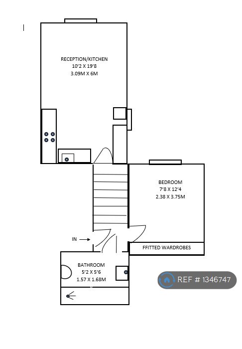 Flat B, Appach Rd Brixton, London floorplan
