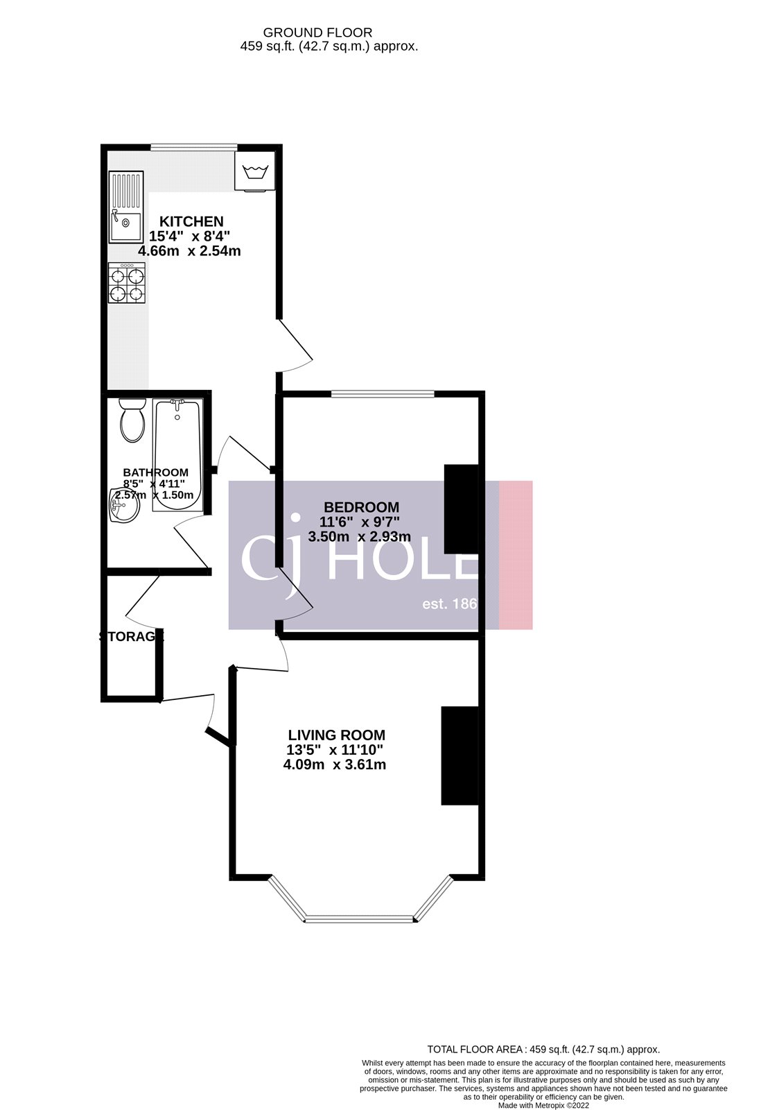 Ground Floor Flat, 88, Beverley Road, Bristol floorplan
