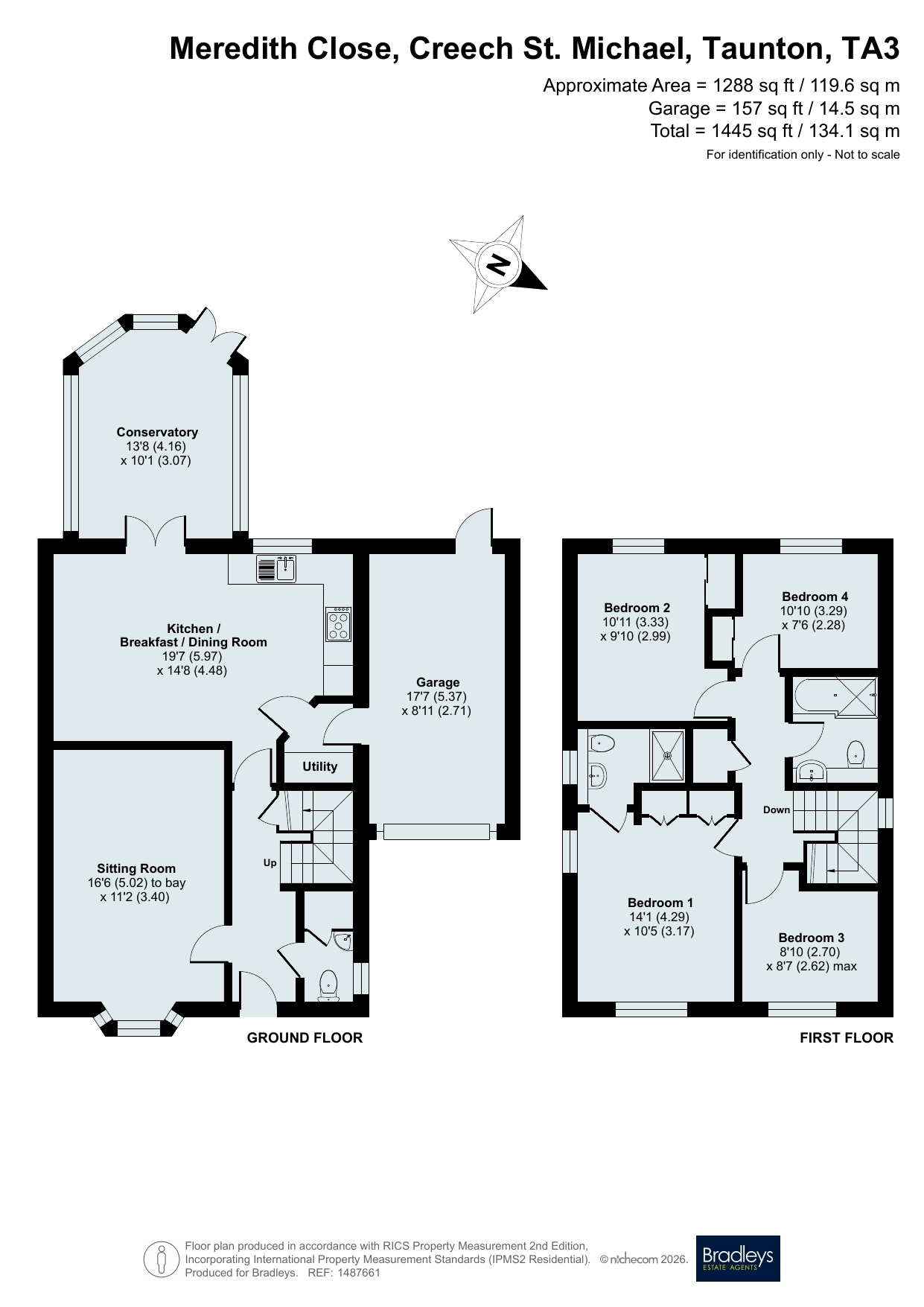 7, Meredith Close, Taunton floorplan