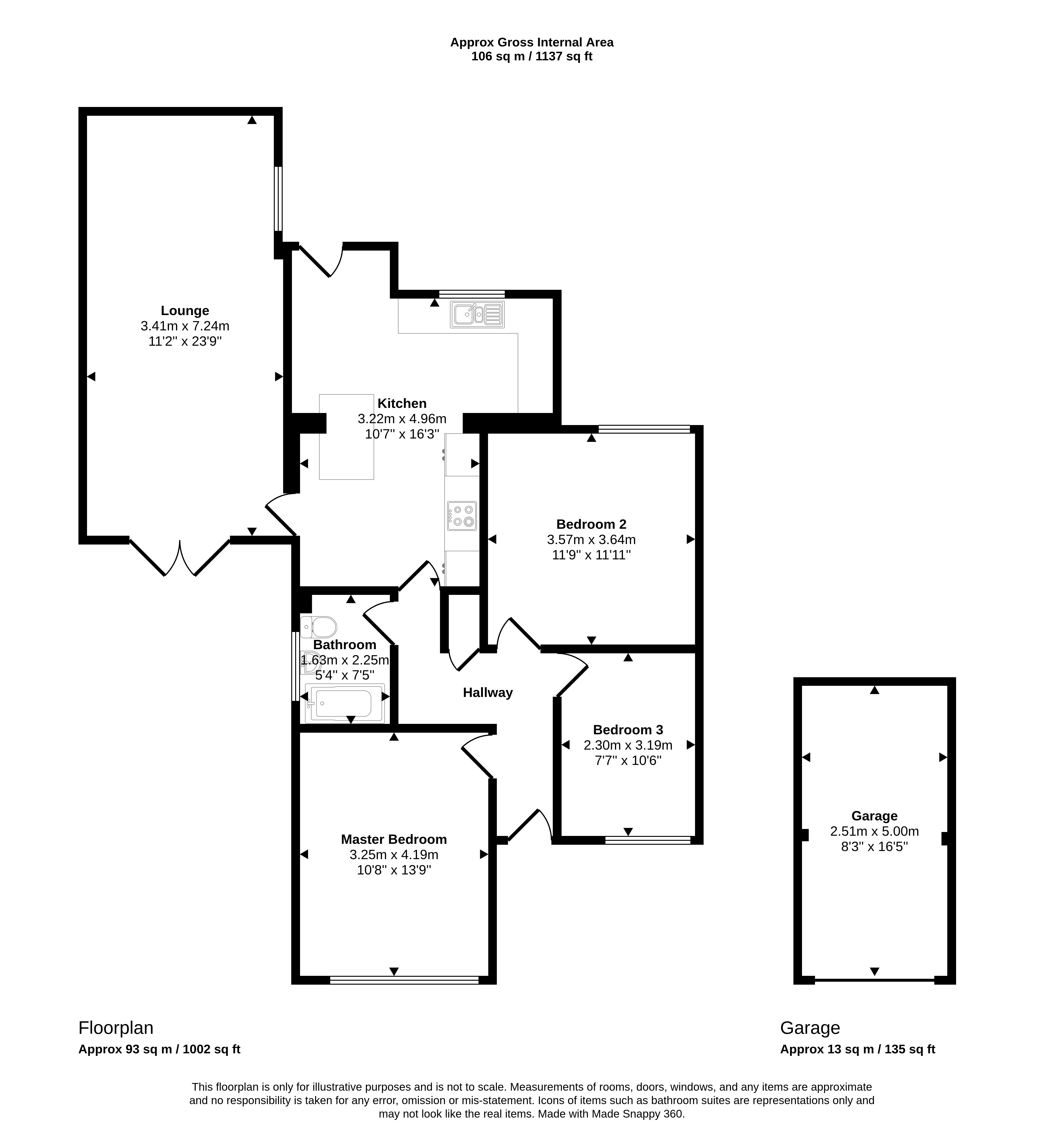 38, Windburgh Drive, Cramlington floorplan
