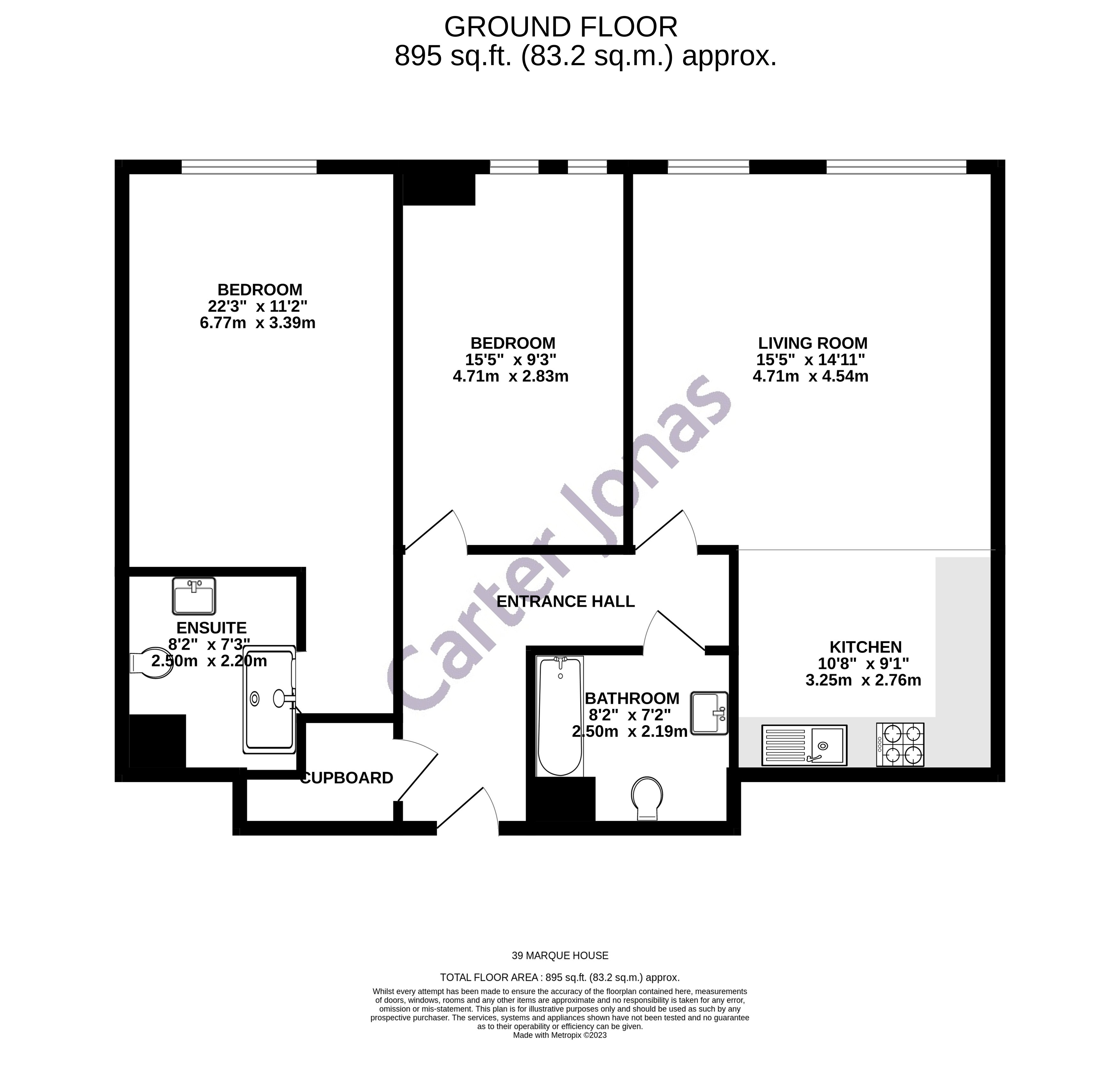 39, Marque House, Cambridge floorplan