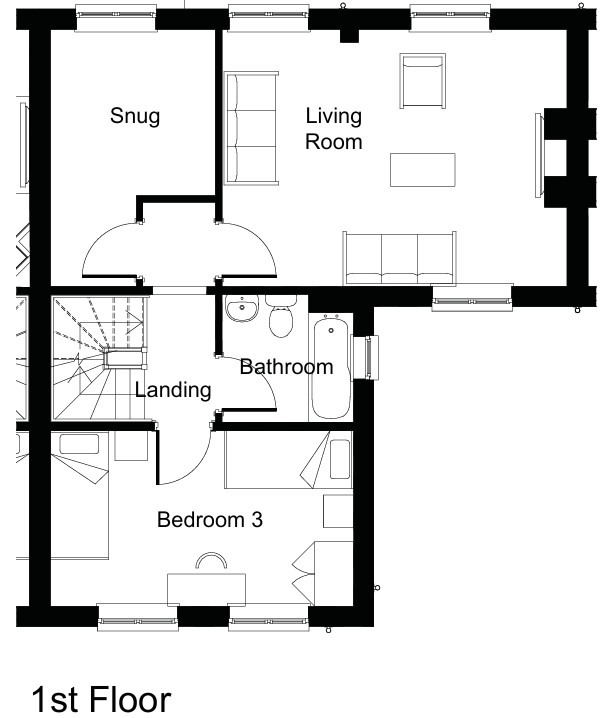 Plot 380, Waxwing, Woodlands Park Drive, Great Dunmow floorplan