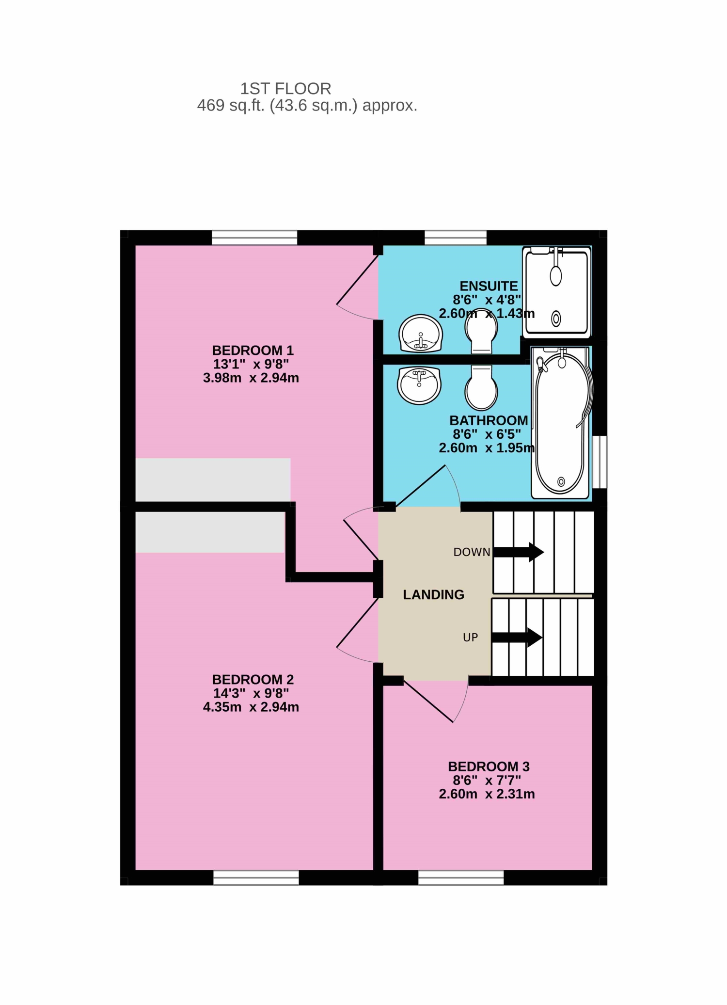 12, Holly Grove, Selby floorplan
