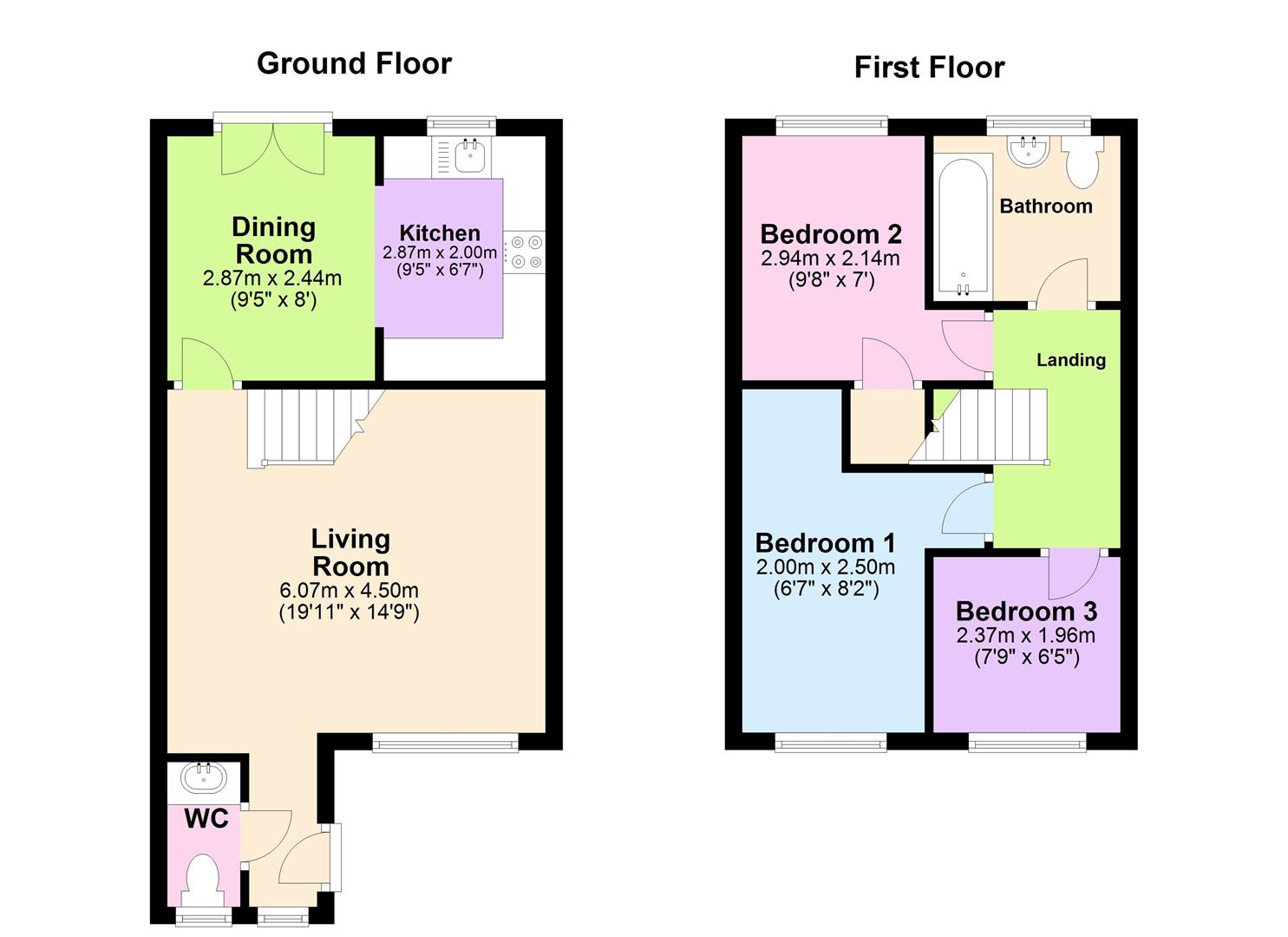 54, Blackburn Avenue, Brough floorplan