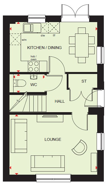 H862132, Paddock Lane, Halifax floorplan