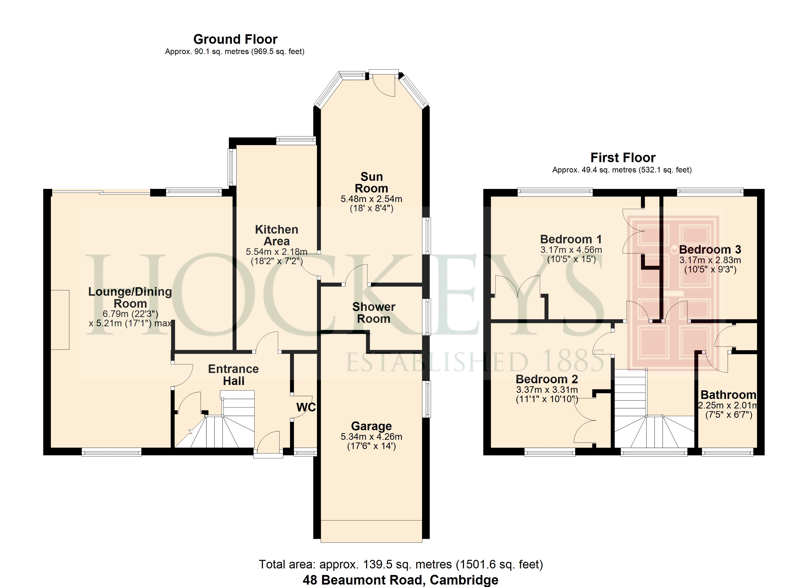 Beaumont Road, Cambridge CB1, 3 bedroom semidetached house for sale