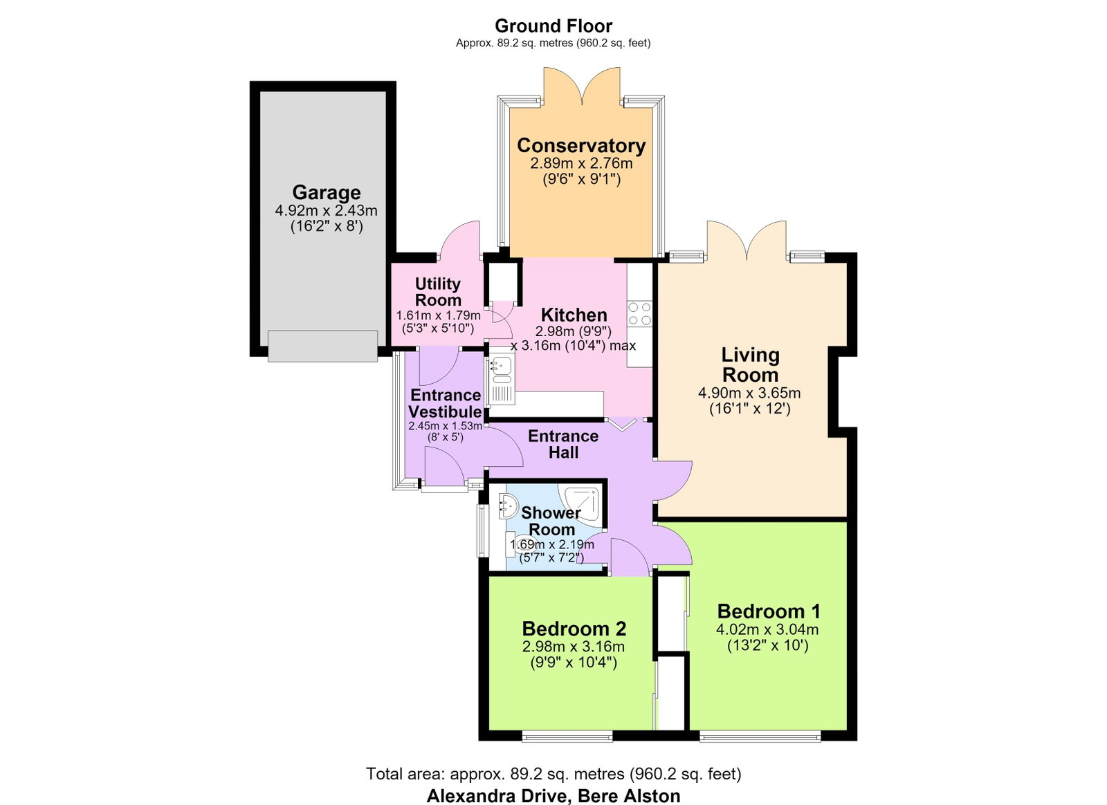 11, Alexandra Drive, Yelverton floorplan