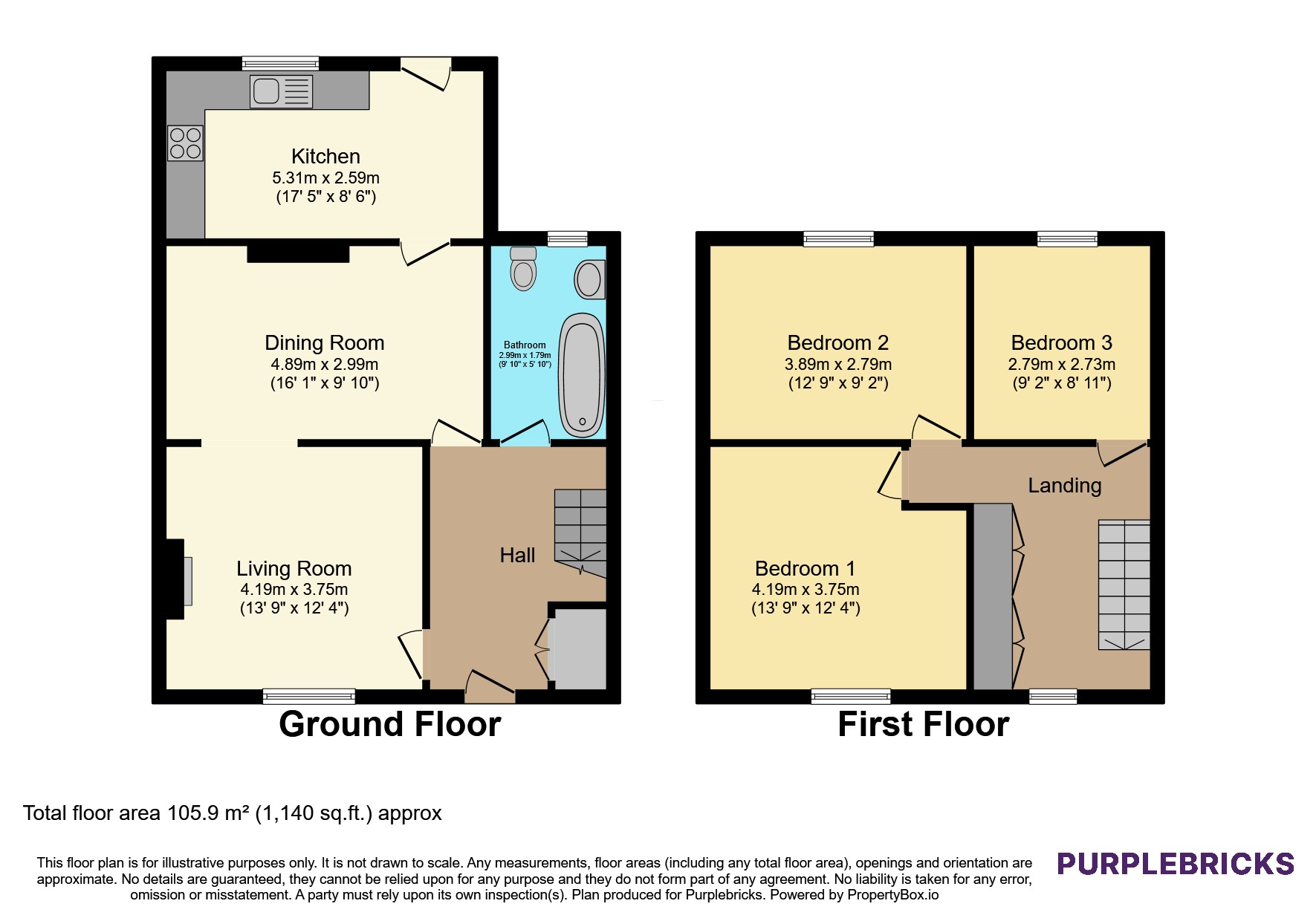 165, High Street, Abertillery floorplan