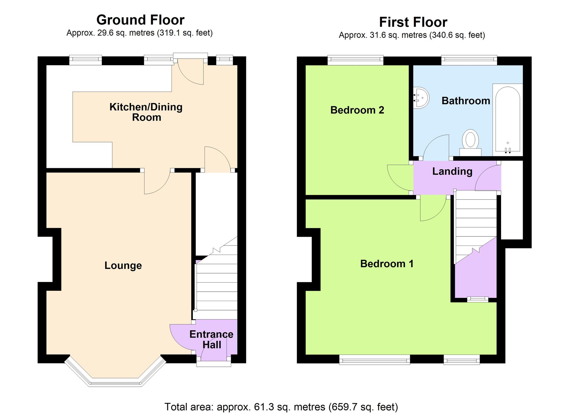 224 Mill Road, Wellingborough floorplan