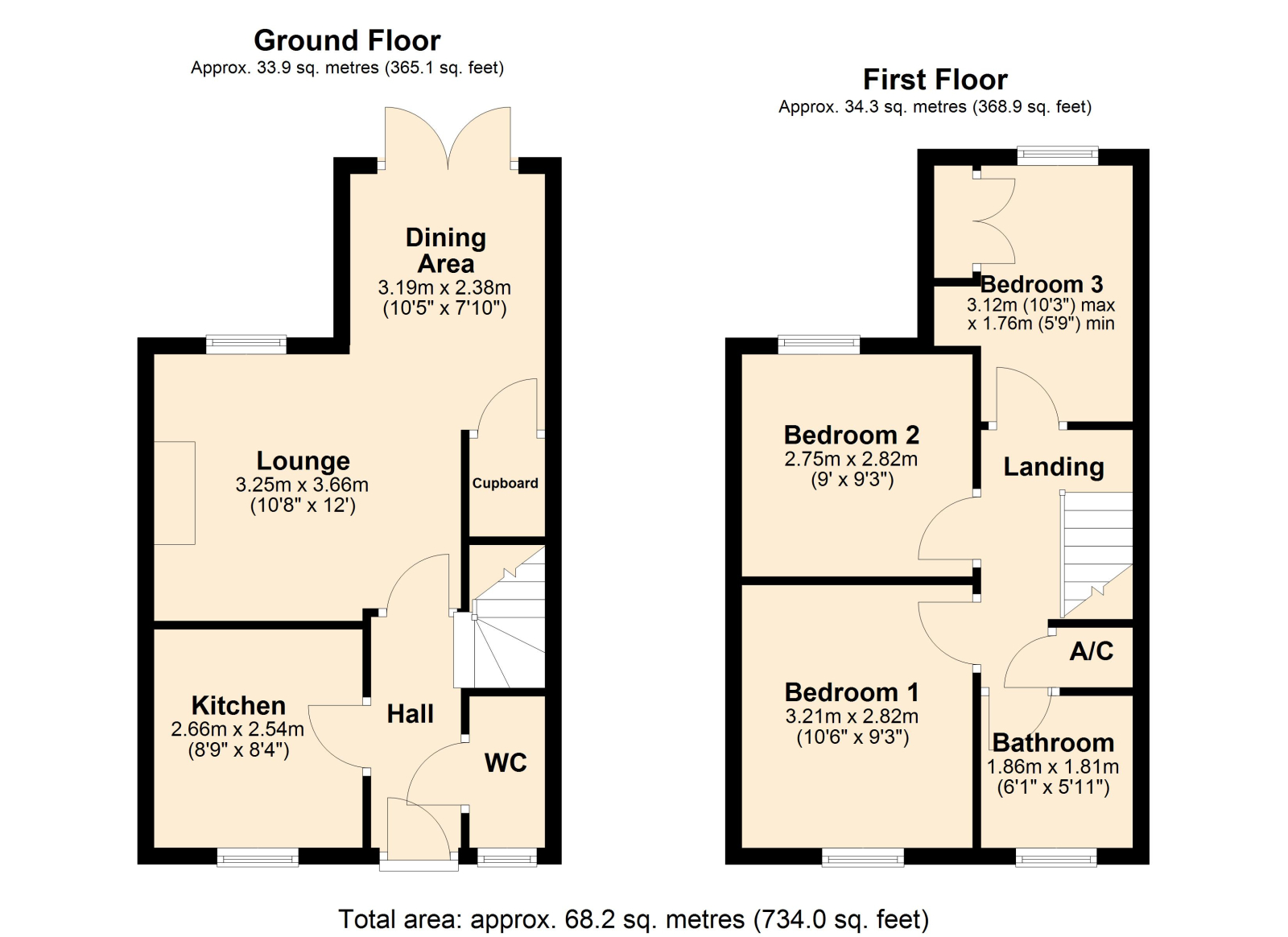 103 Cambrian Road, Walton Cardiff, Tewkesbury floorplan