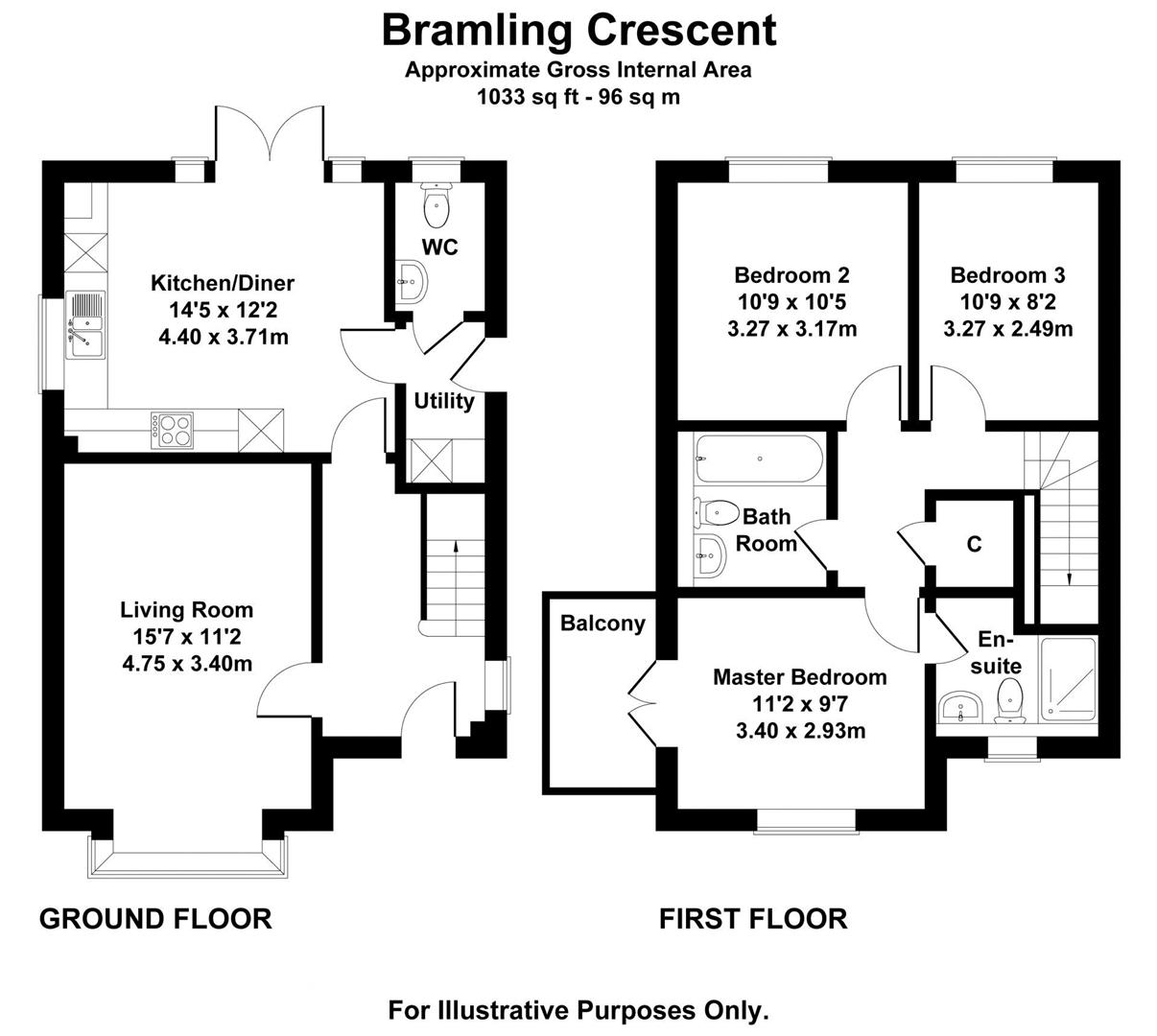 35, Bramling Crescent, Tunbridge Wells floorplan