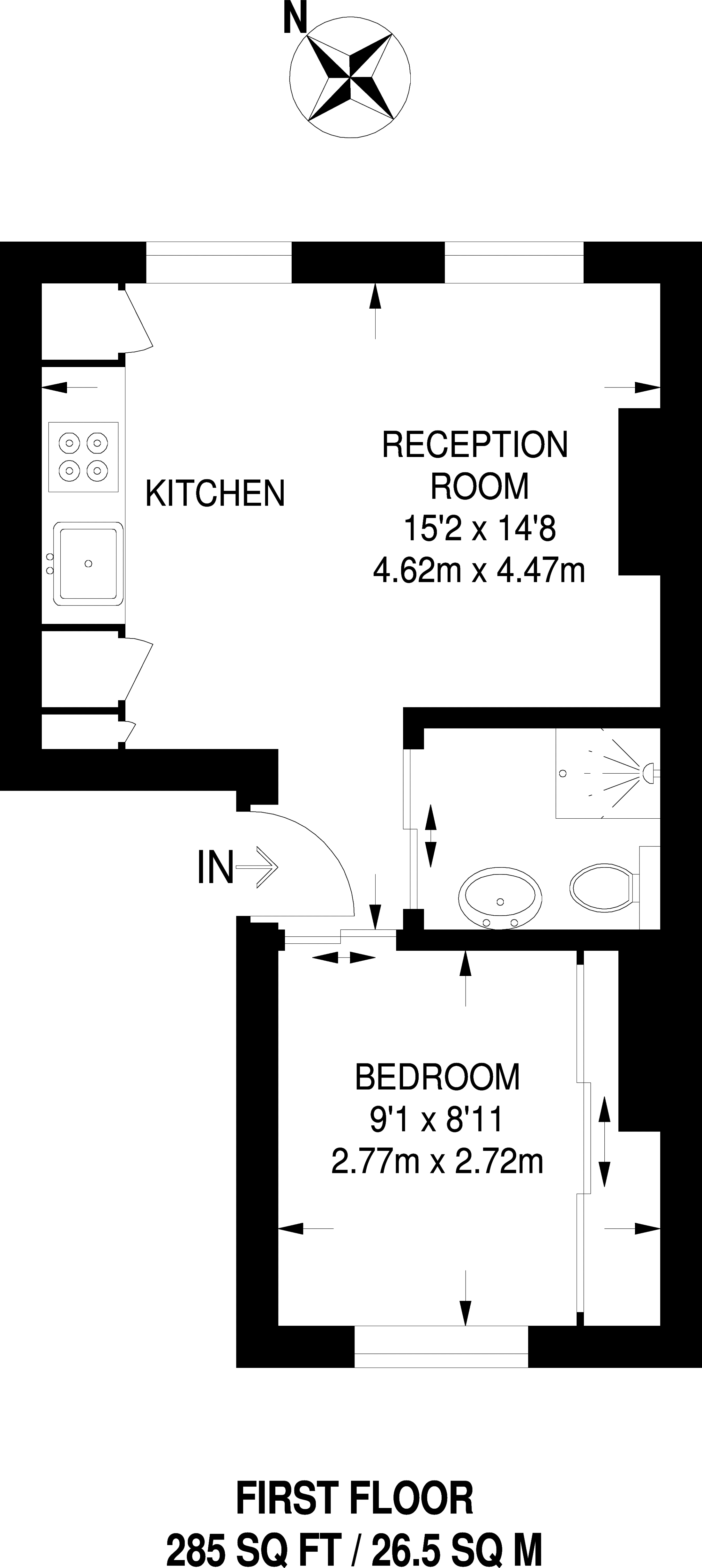 1 Bedrooms Flat to rent in North End Road, West Kensington W14