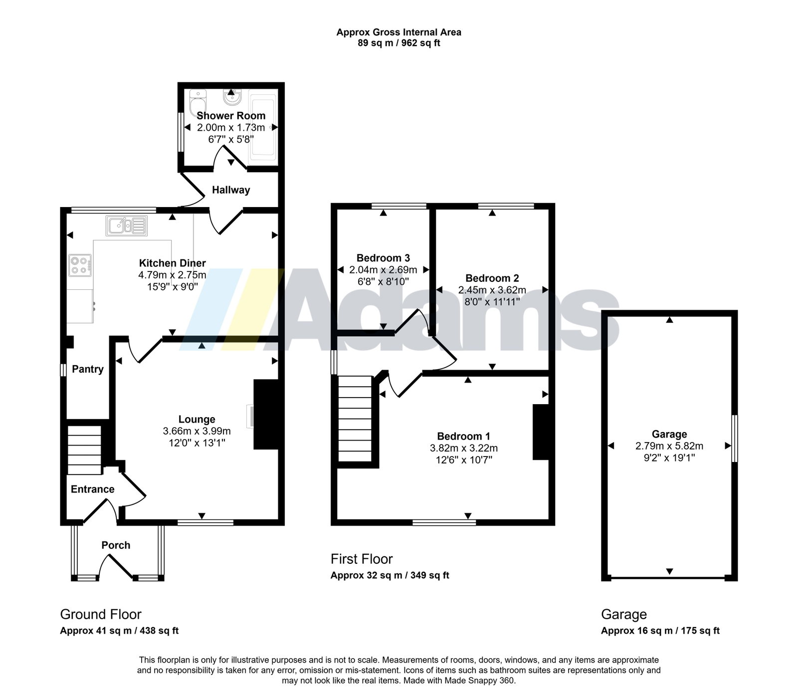 12, Roscoe Crescent, Runcorn floorplan