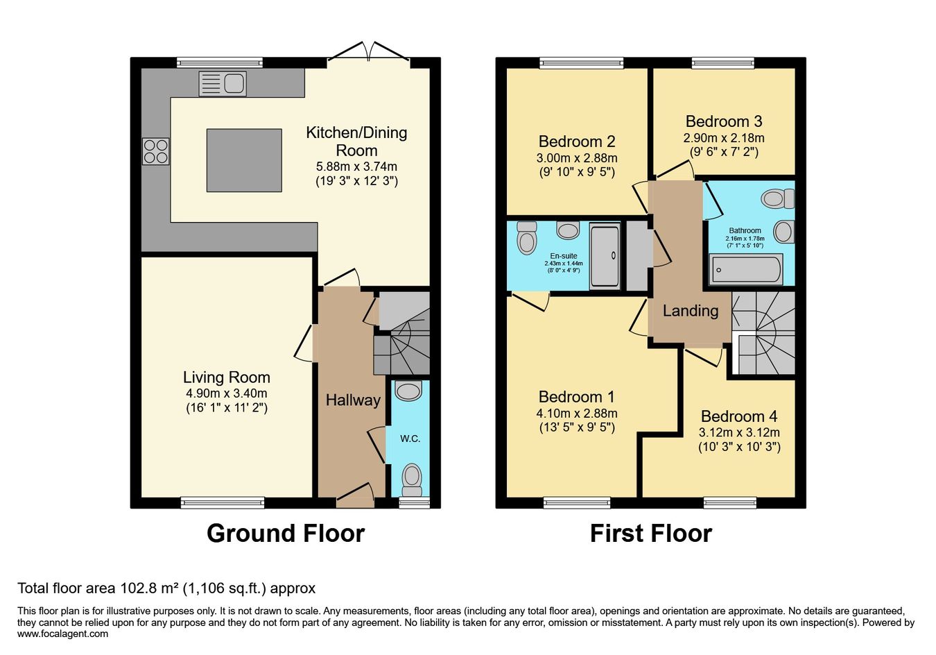 14, Cromwell Way, Royston floorplan