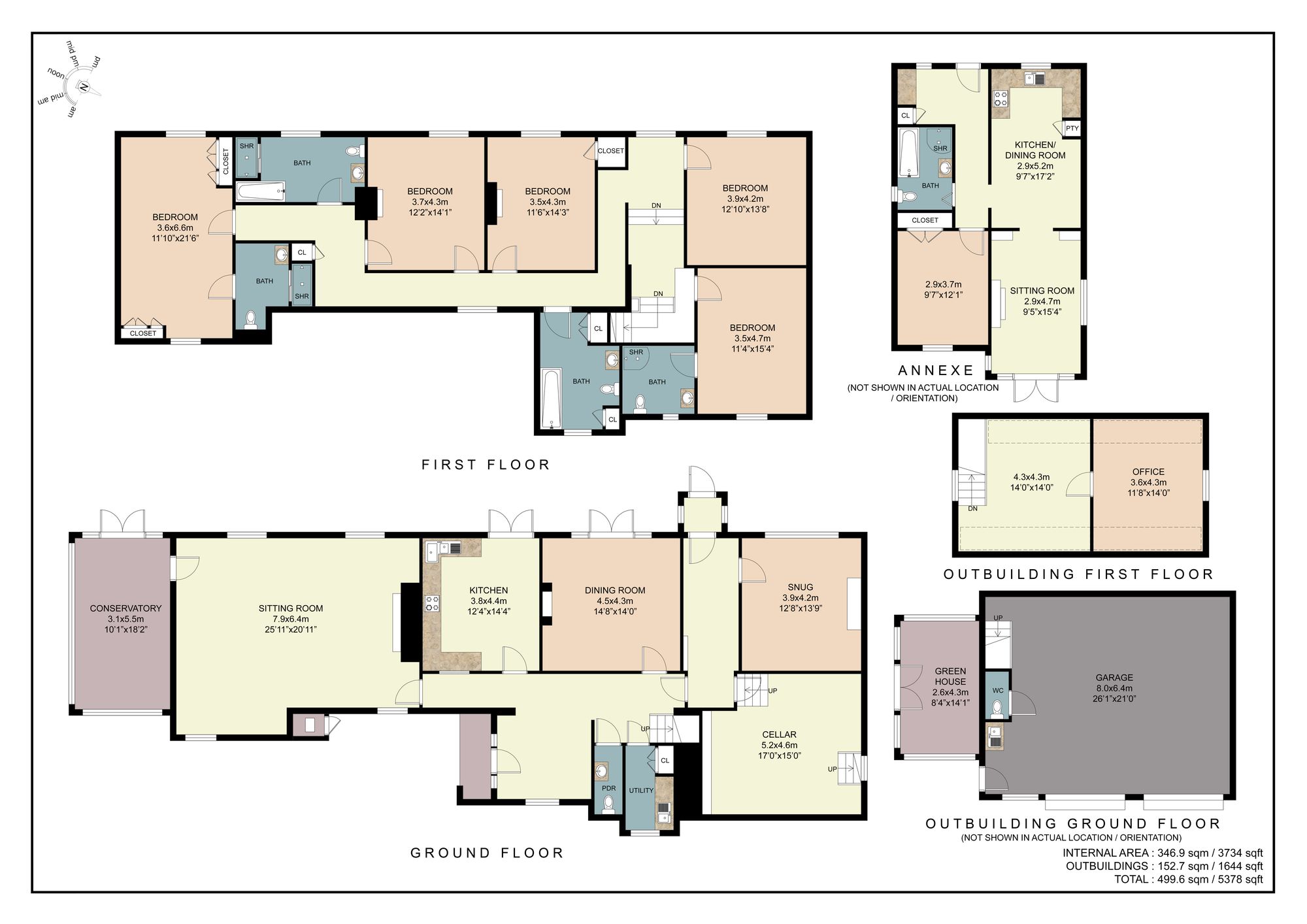 West End Farm Main Street, Evesham floorplan