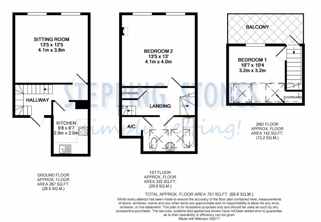 Flat 2, 84a, High Street, Banbury floorplan