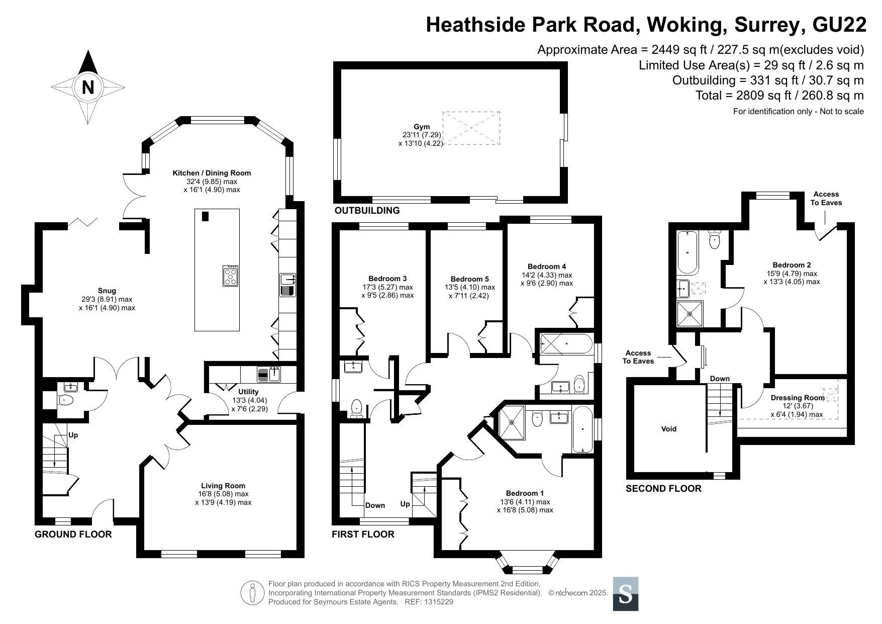 Armerina,, Heathside Park Road, Surrey floorplan